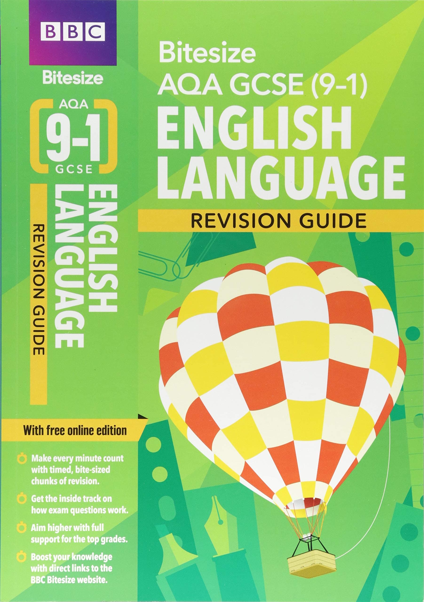 BBC Bitesize AQA GCSE (9-1) English Language Revision Guide inc online edition - 2023 and 2024 exams
