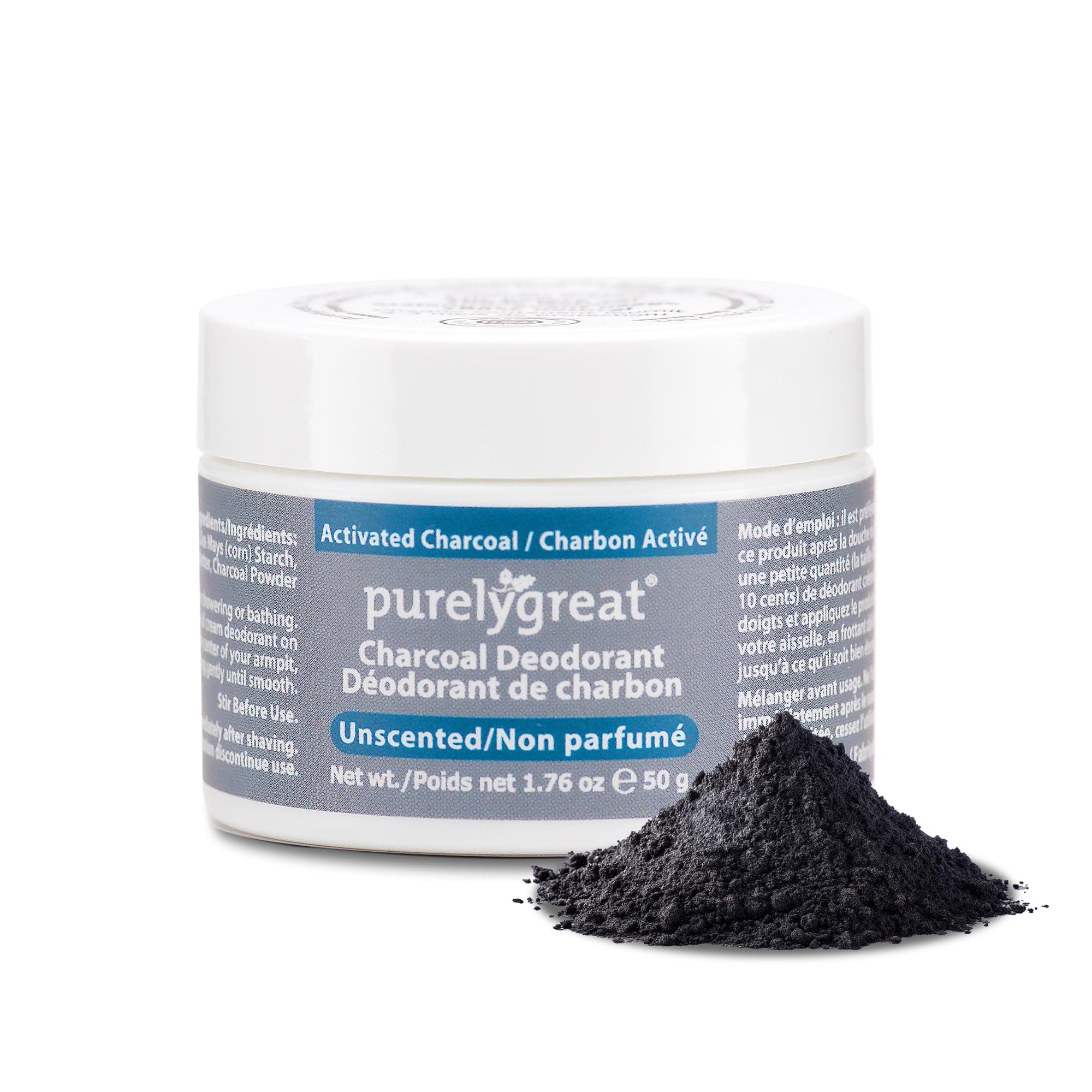 Purelygreat Charcoal Deodorant (Charcoal Unscented)