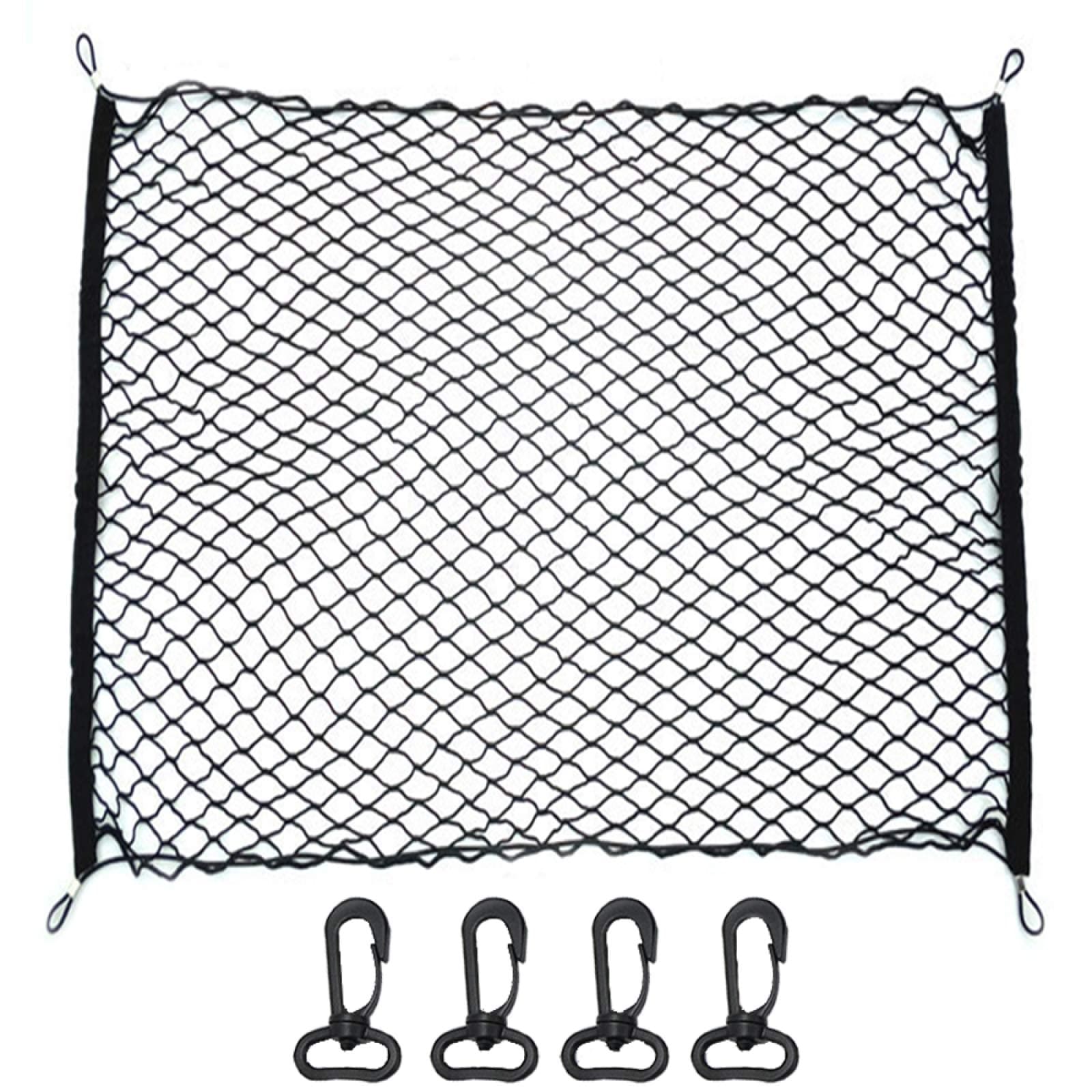 70cm*70cm 4 Hooks Car Trunk Cargo Net Mesh Storage Organizer,For Hyundai Tucson FCEV CRTD Xenith ix35