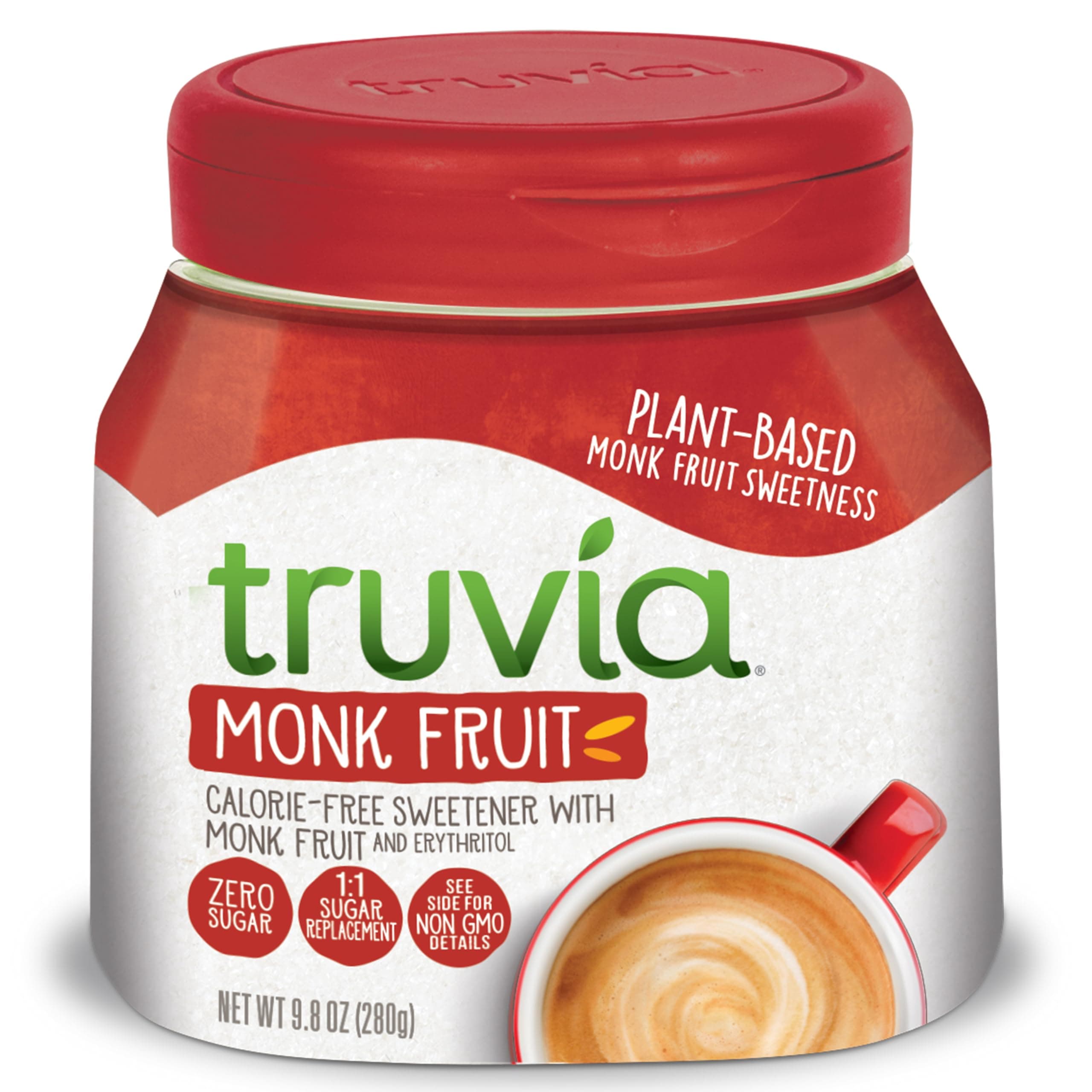 TRUVIA SWEETENER MONK FRUIT JAR 9.8OZ