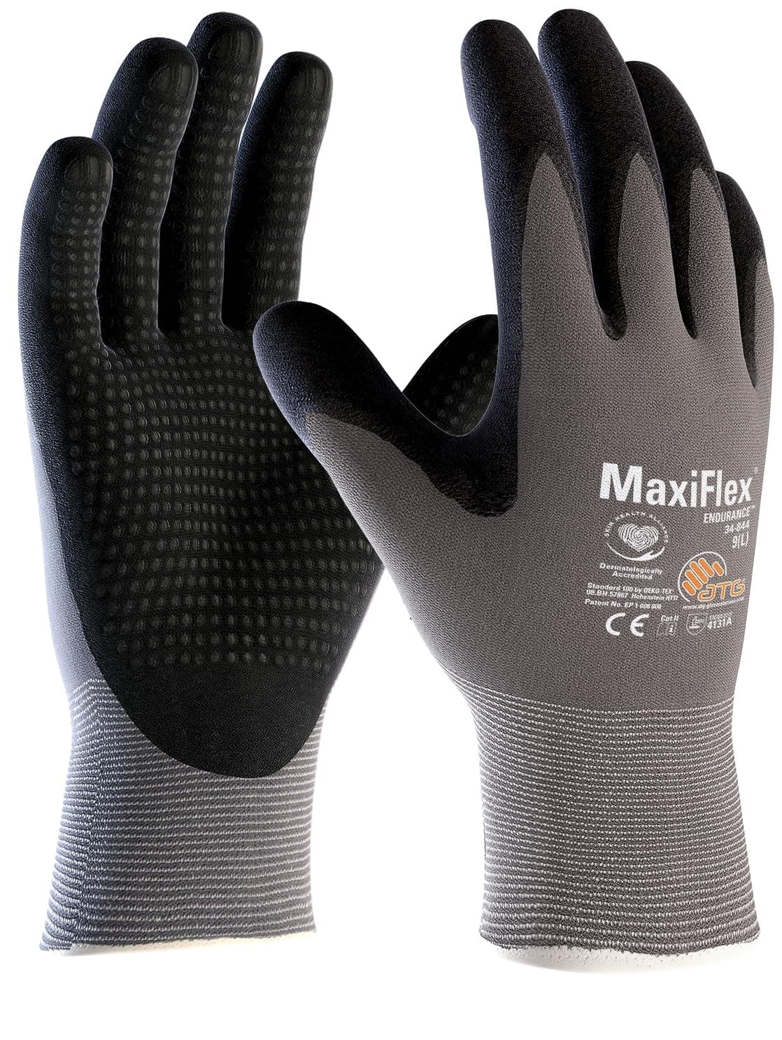 Maxiflex Endurance Work Gloves, 2 Pack, Size: L, 2442L2