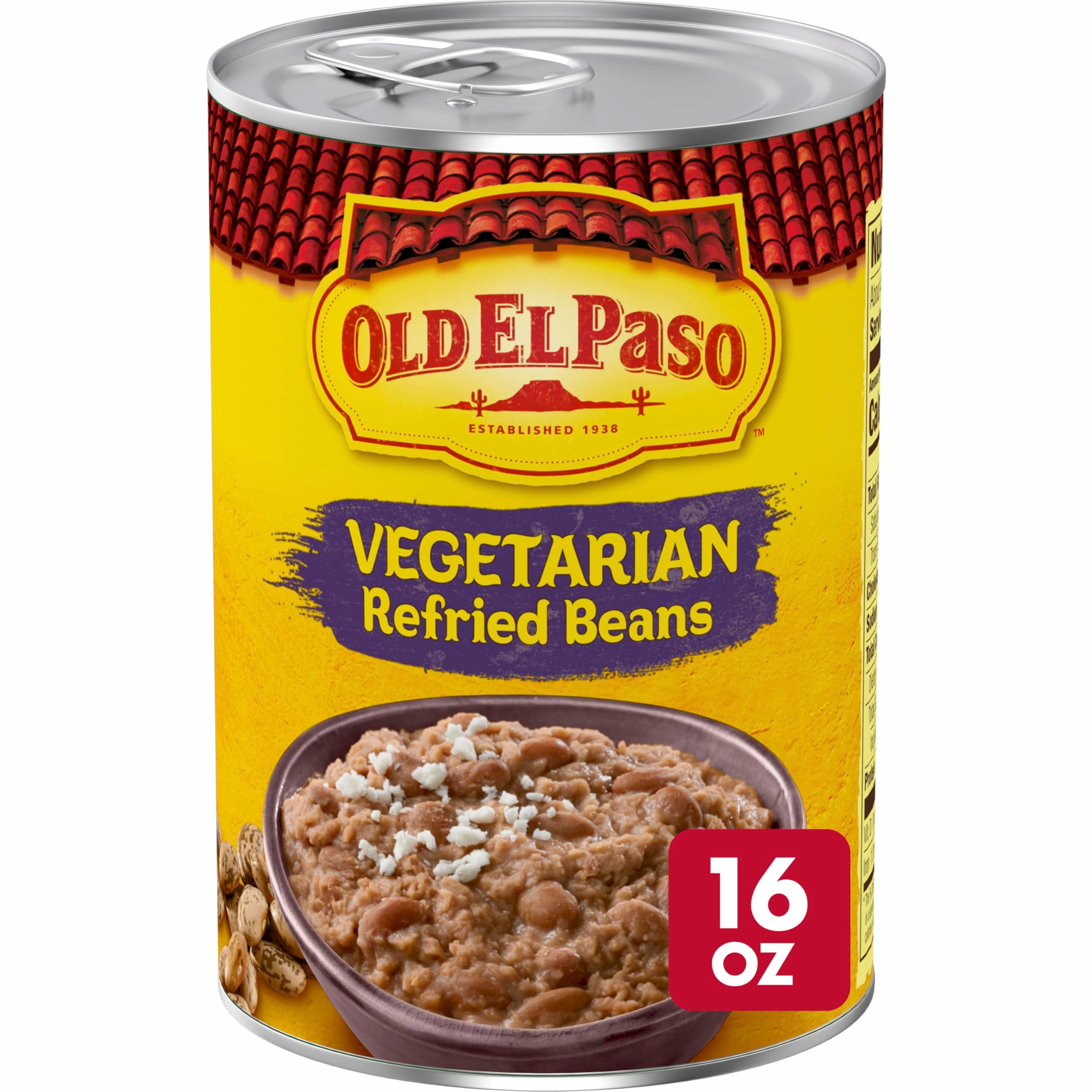 Vegeterian Refried Beans, 453 g