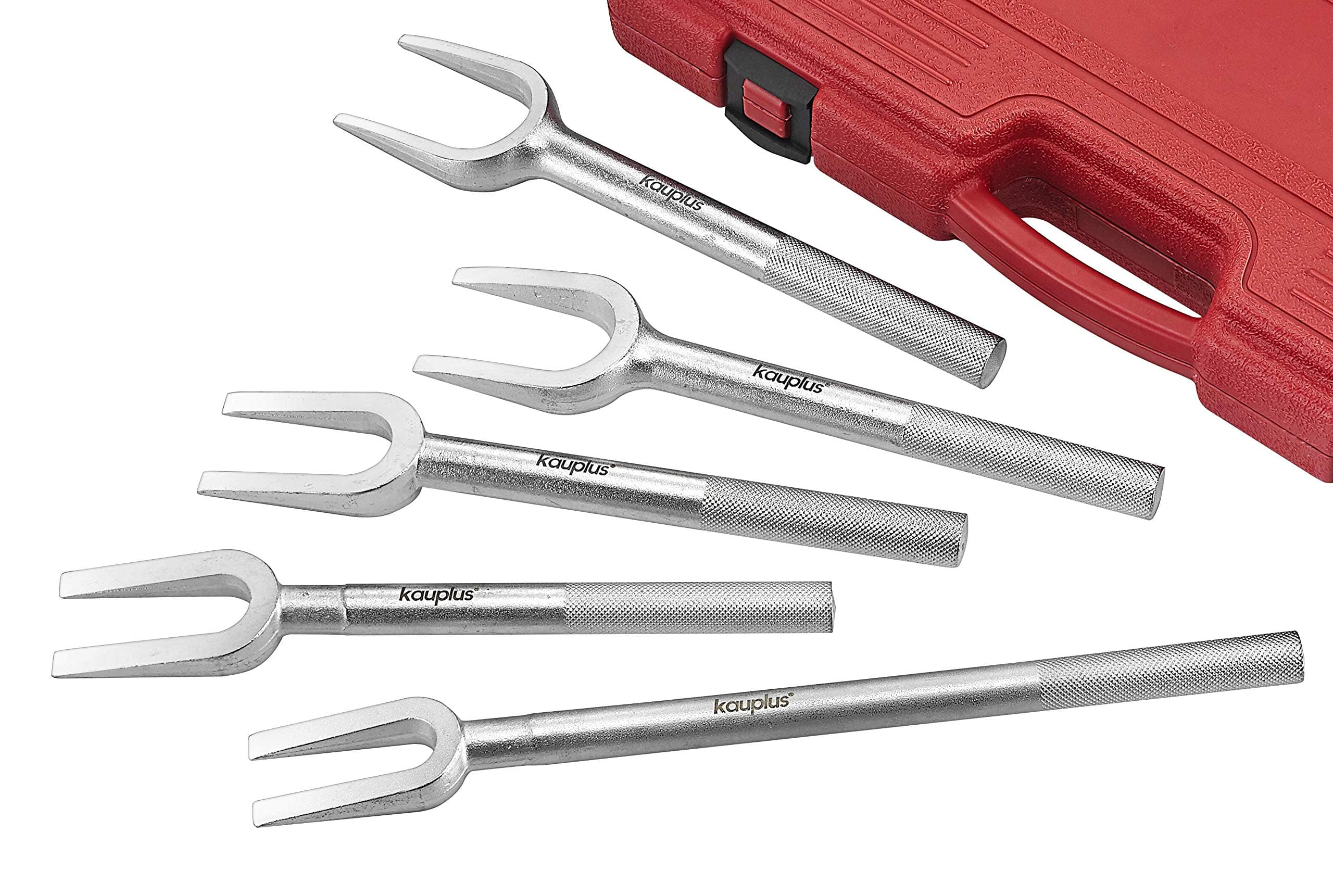 kauplus5PCS Pickle Fork Ball Joint Separator Set Tie Rod/Ball Joint Separator Kit for Separating Ball Joints Tie Rods Pitman Arms - 5 Size