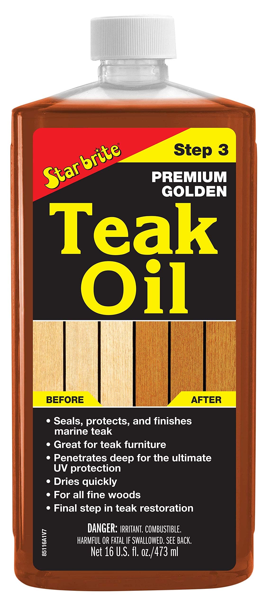 Premium Teak Oil 16 oz