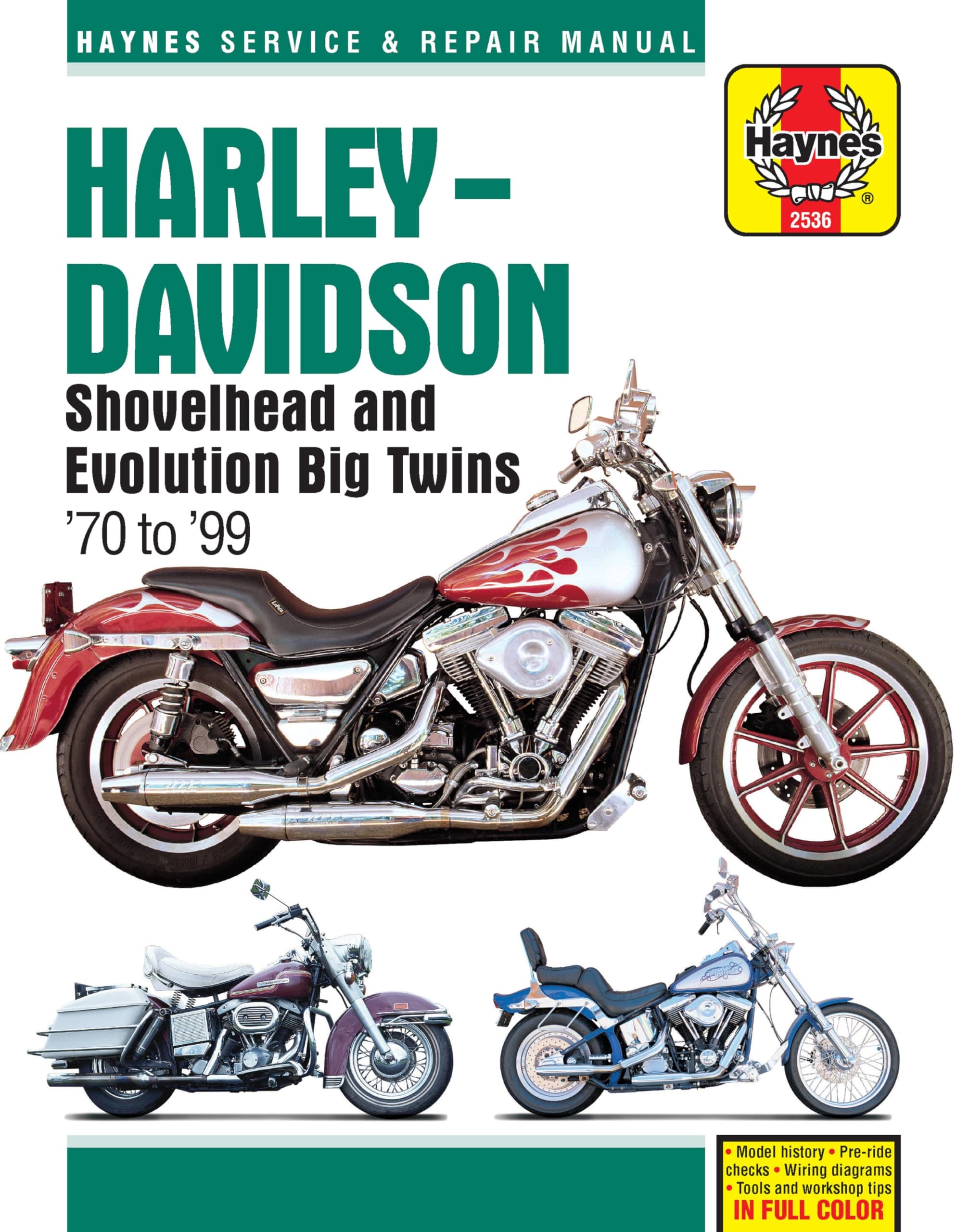 Harley-Davidson Shovelhead and Evolution Big Twins 1970-1999