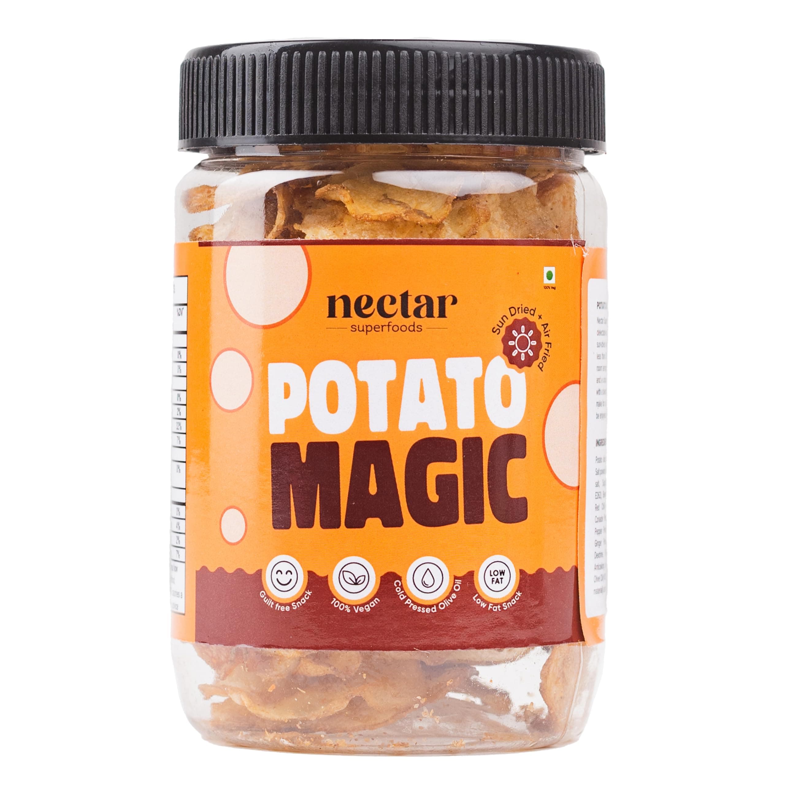 Nectar Superfoods Sun Dried – Vegetable Chips(POTATO MAGIC)