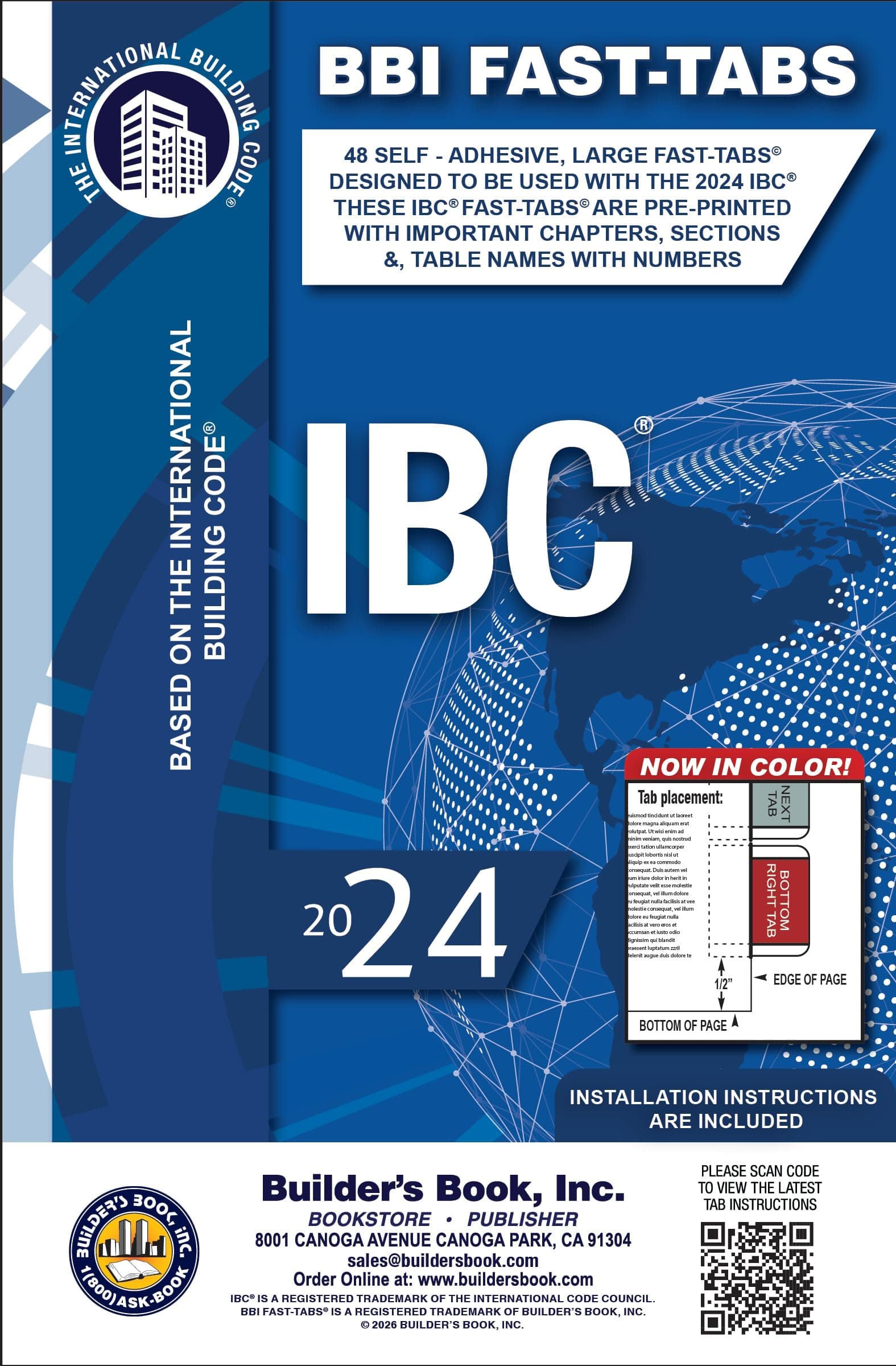 2024 International Building Code (IBC) Fast-Tabs