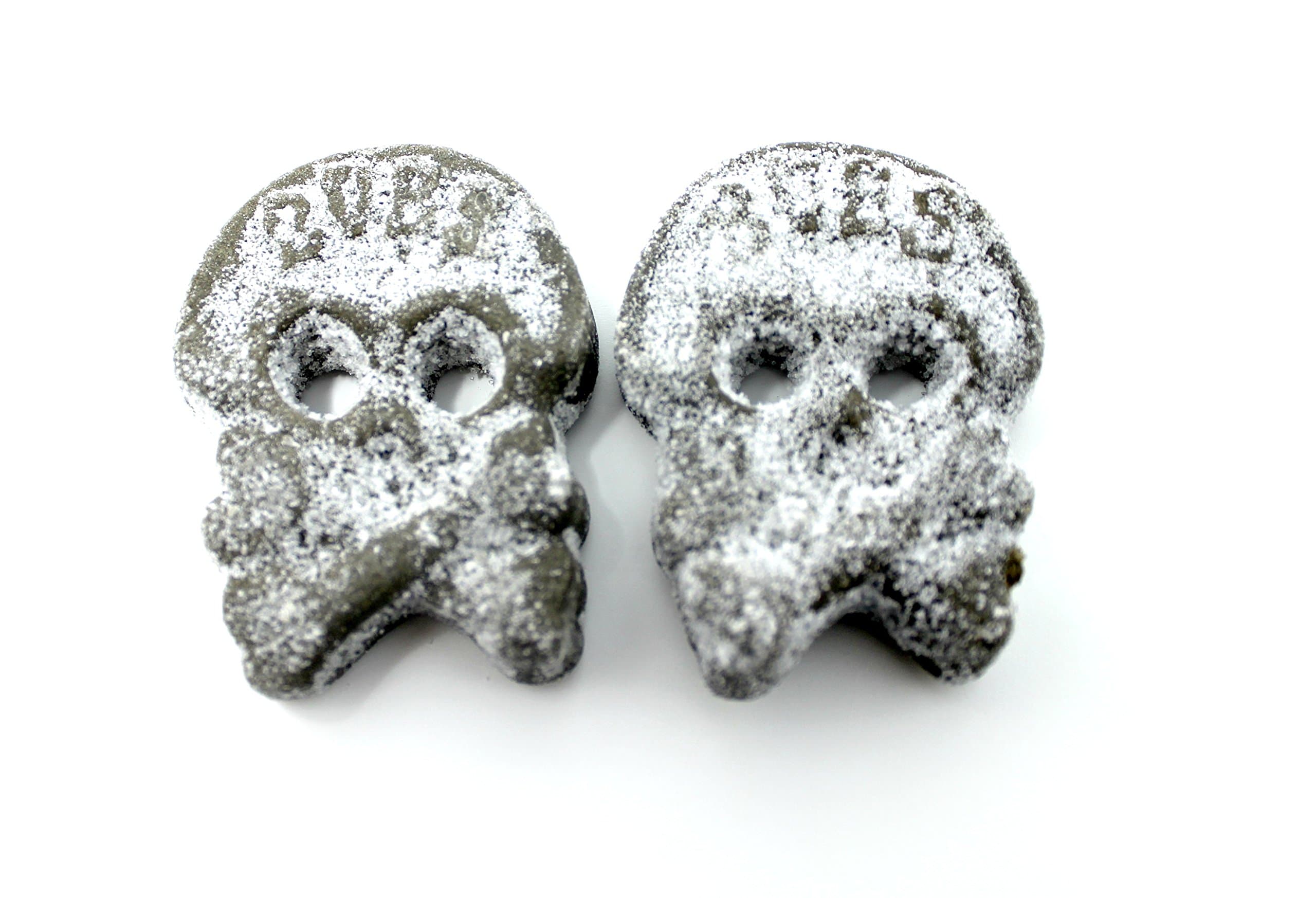 Bubs Godis, Mini Salty Licorice Skulls (Saltskallar) (2 Lbs)