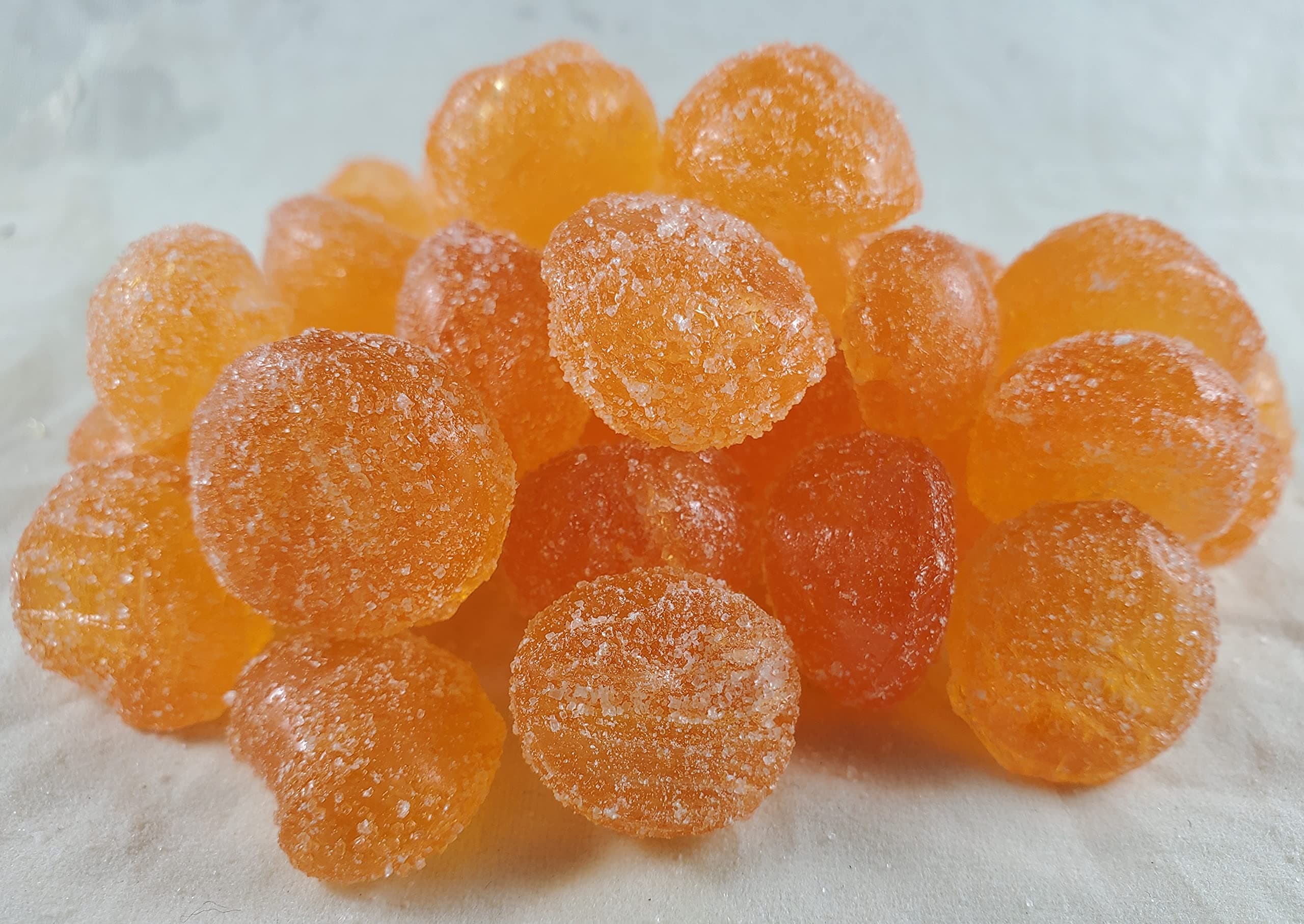 Sour Tangerine Kettle-Cooked Hard Candy Drops, 3 Pack of 4.5 oz.