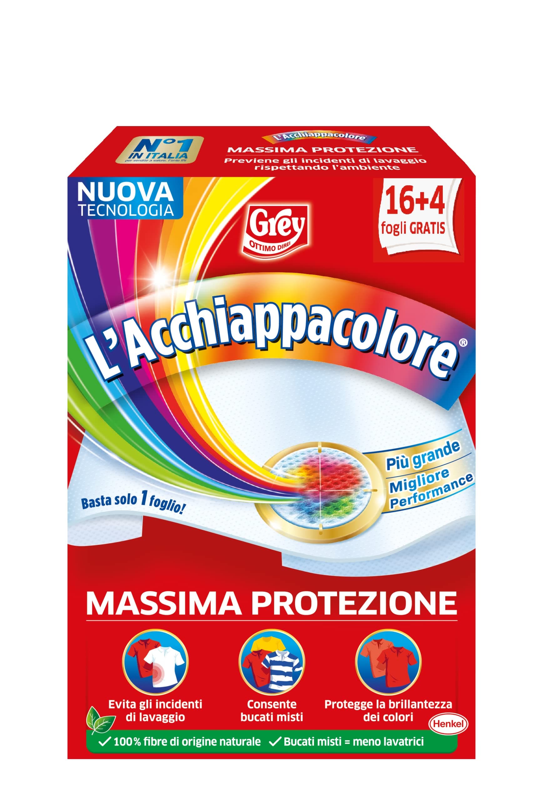 Grey GA0971100 Acchiappacolore-Le 4 16 Sheets