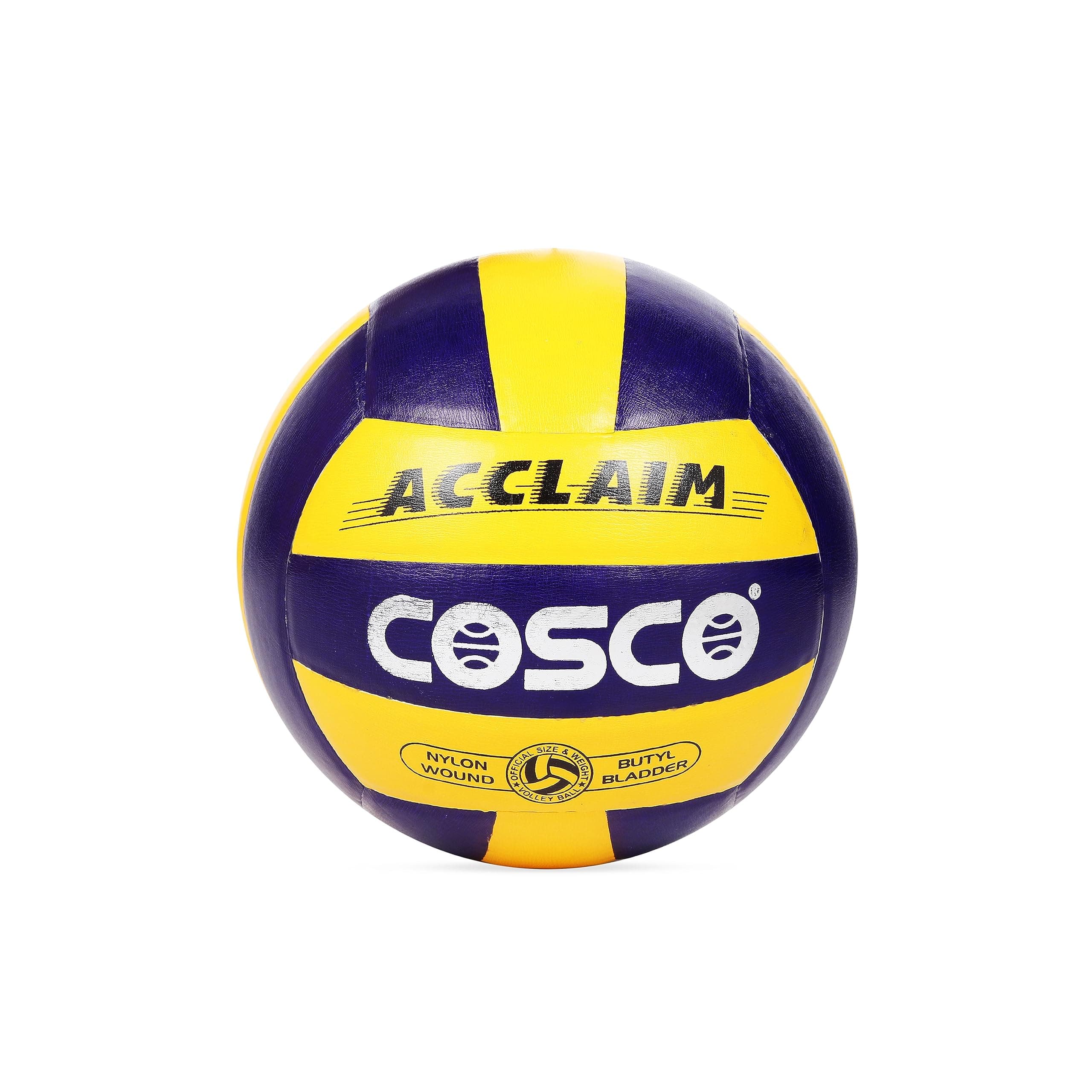 Acclaim PU Leather Volleyball, Size 4 (Multicolour)