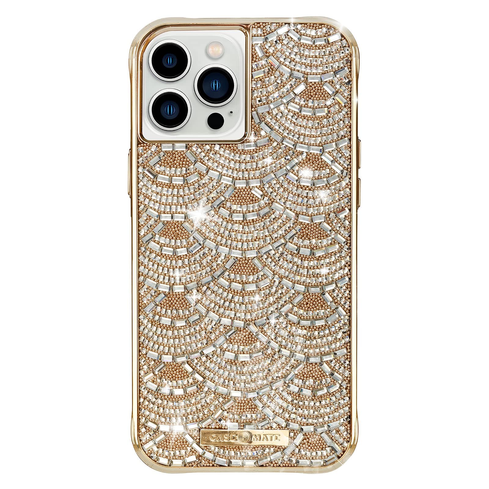 CASE-MATE - Brilliance - Case for iPhone 13 Pro Max - Dazzling Inset Crystals - 10 ft Drop Protection - 6.7 Inch - Chandelier