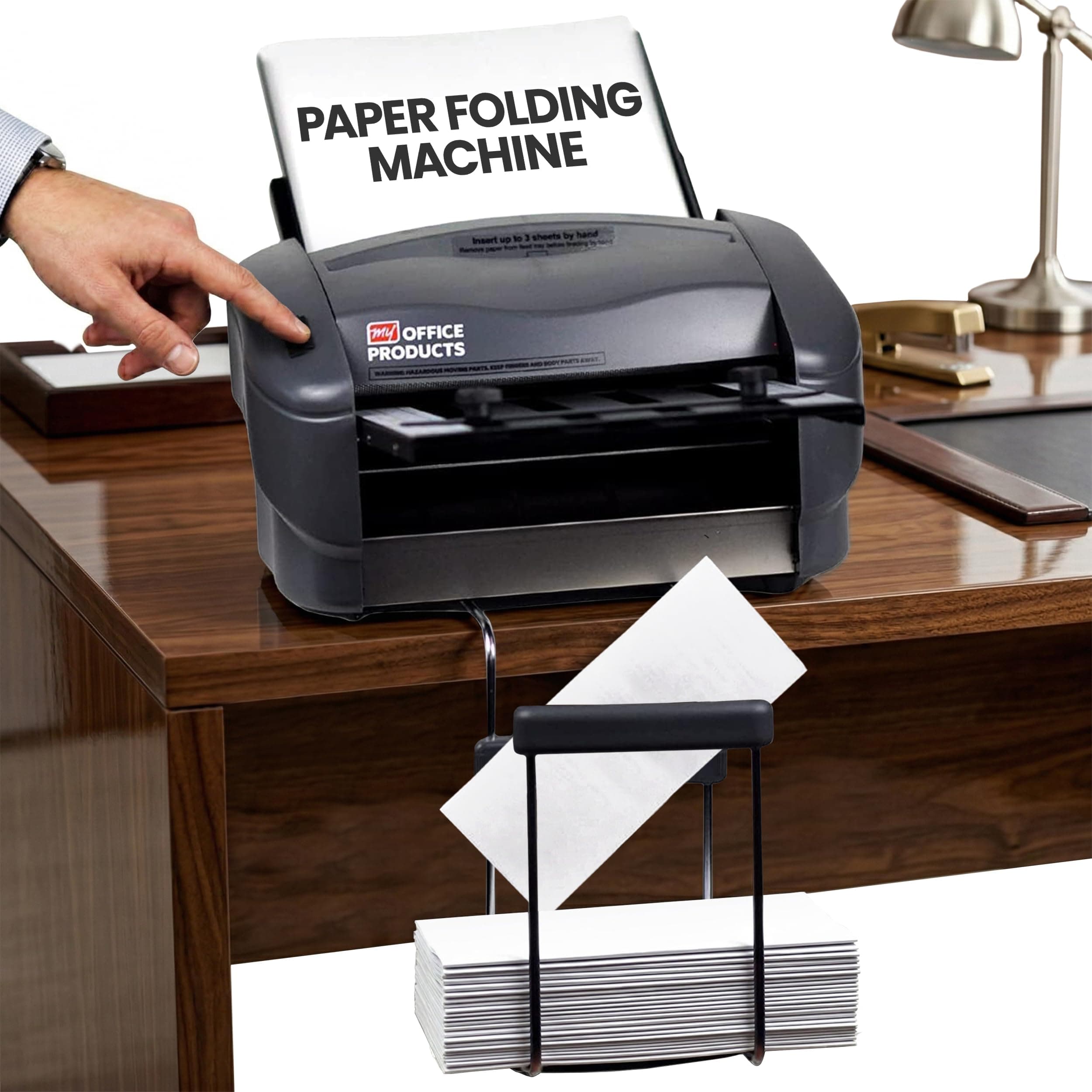 - Martin Yale P7500 Paper Folding Machine - Automatic Feed Tabletop 4000 Sheet/Hour Letter, Half, ZFold, Double Parallel, for Offices, Mailrooms, Business, Folds 8.5″ x 11″ & 8.5″ x 14″ 20lb Bond Paper
