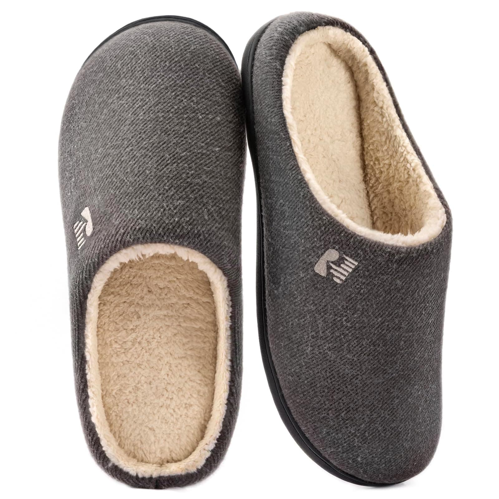 Men's Sherpa Lined Memory Foam Clog Slipper