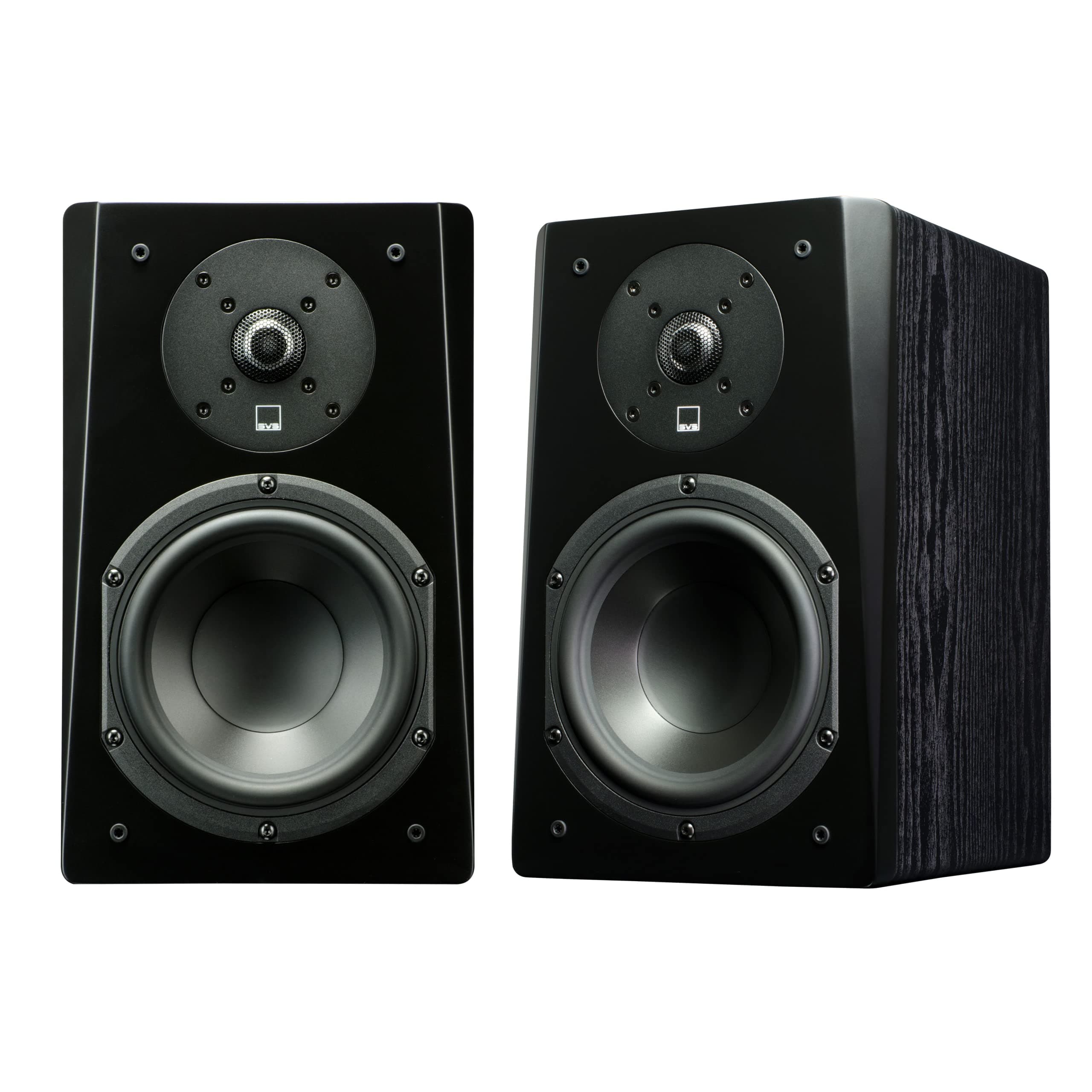 SVS Prime Bookshelf Speaker (Pair) - Premium Black Ash