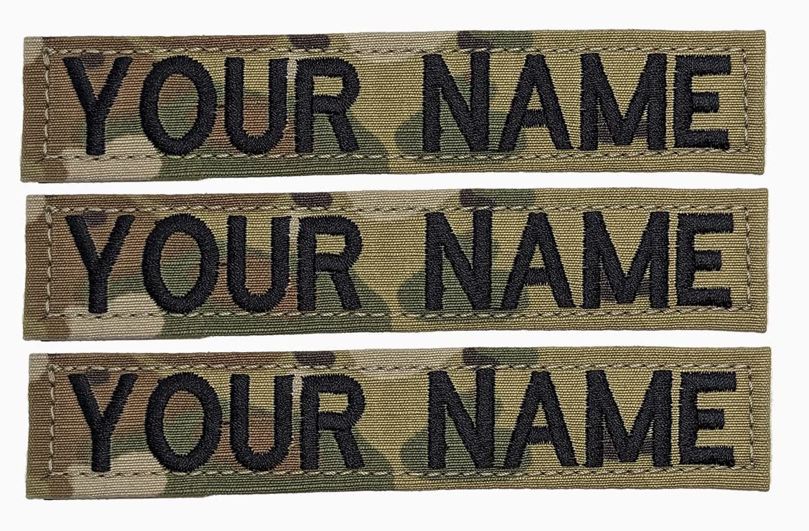 Custom Multicam/Scorpion/OCP Tape with Uniform Hook Fastener 3pc set