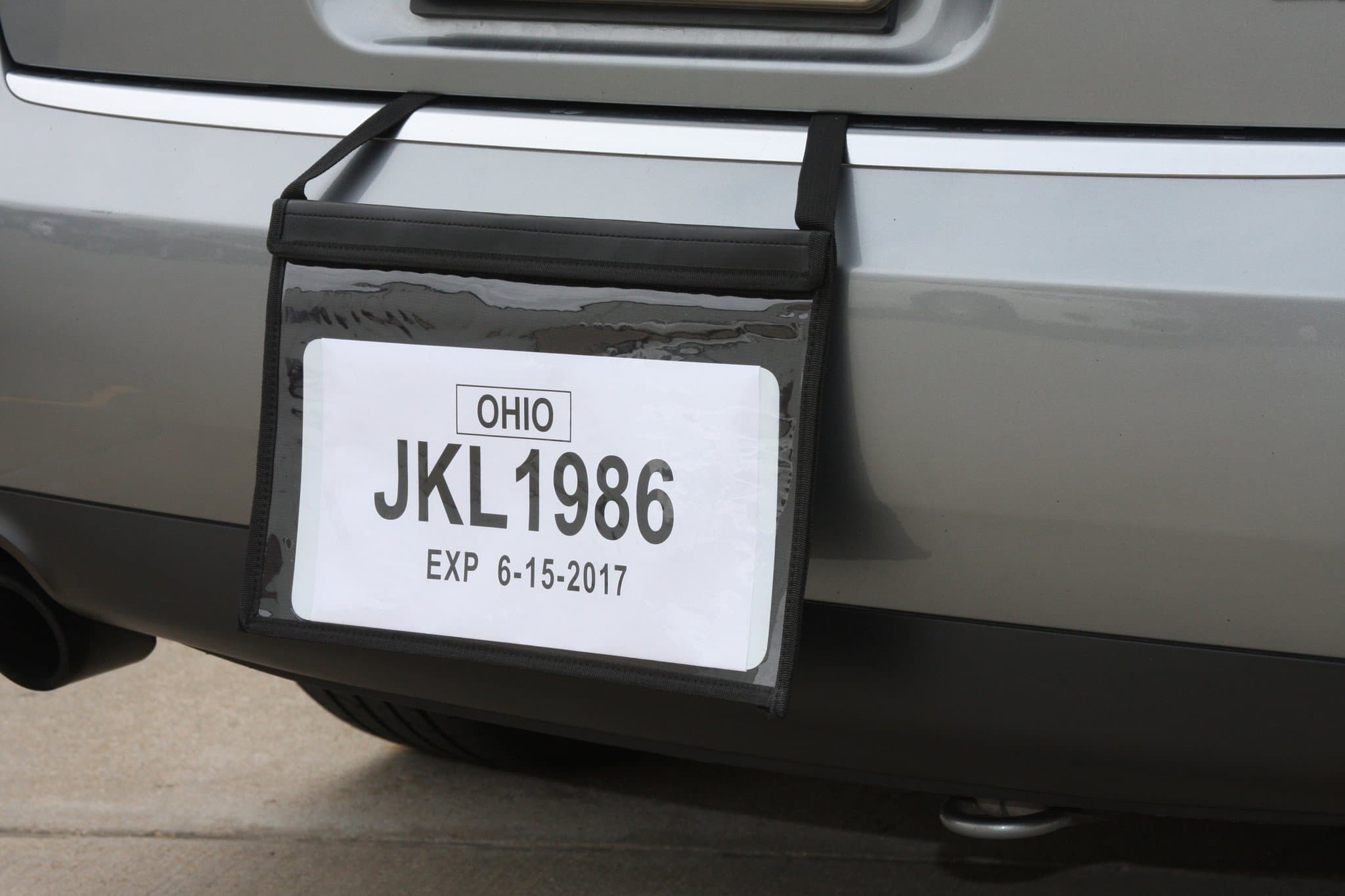 Demo License Plate Holders - Tag Bag