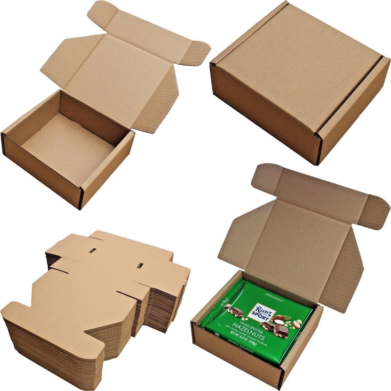 6" x 6" x 2.5" Shipping Storage Boxes Cardboard Postal MAILING Gift Small Parcel (100)