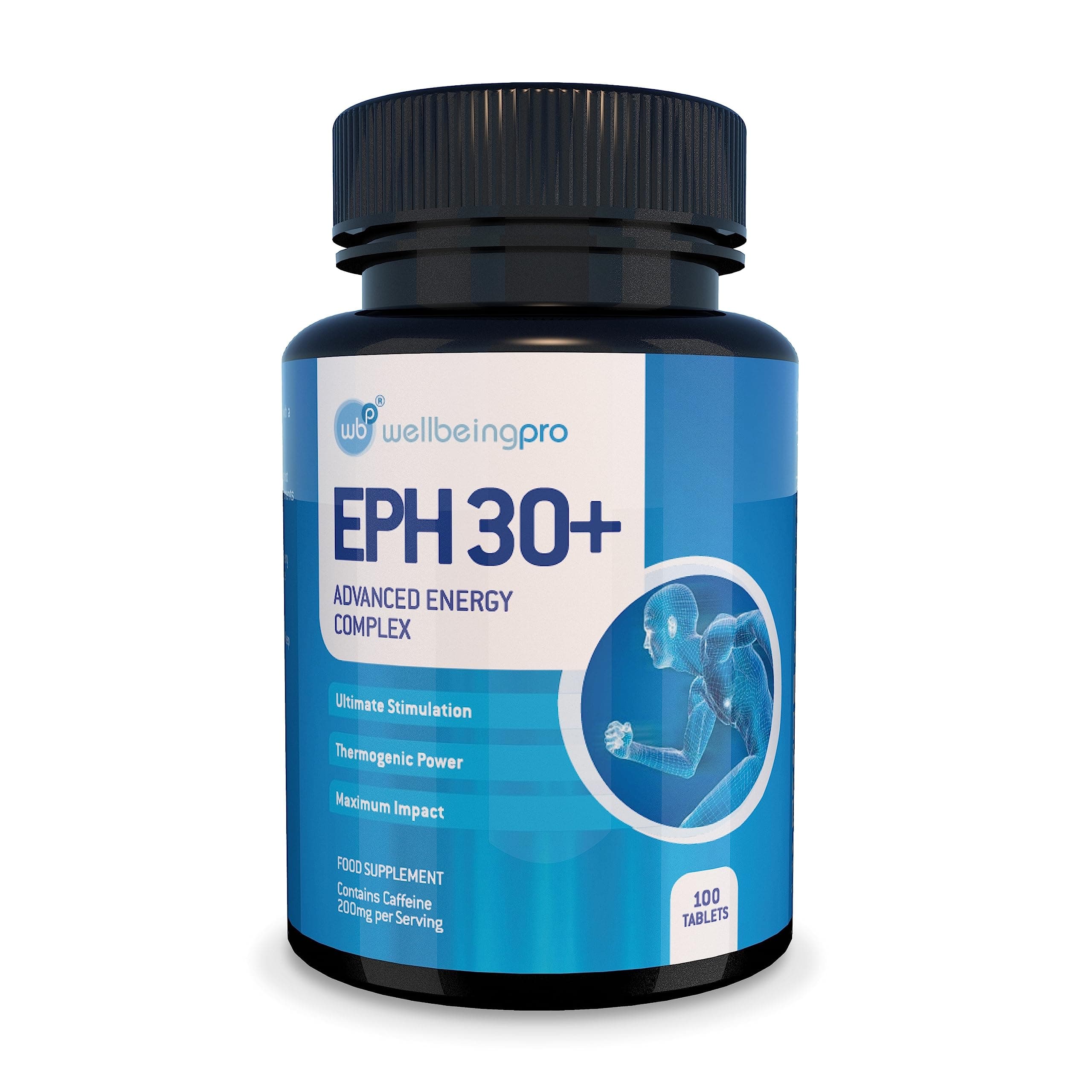Eph30+ - Advanced Energy Complex - Super Strength Keto Diet & Weight Loss Tablets - Vegan Friendly Thermogenic Metabolism Booster - GMP Certified UK Made Supplement - 100 Tablets