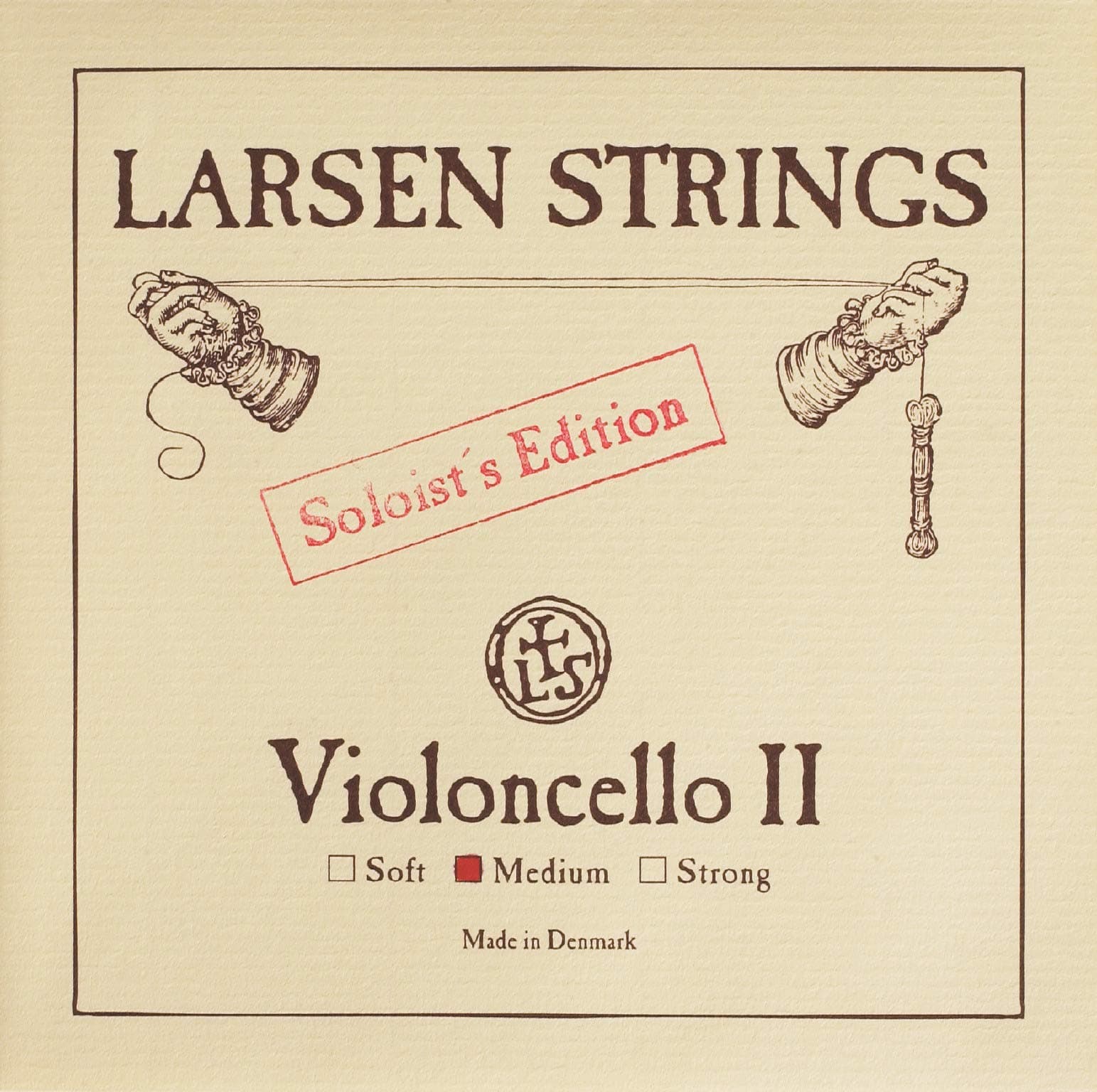 Larsen Cello Strings, Medium Gauge, D String, Soloist Series (6LCDS)