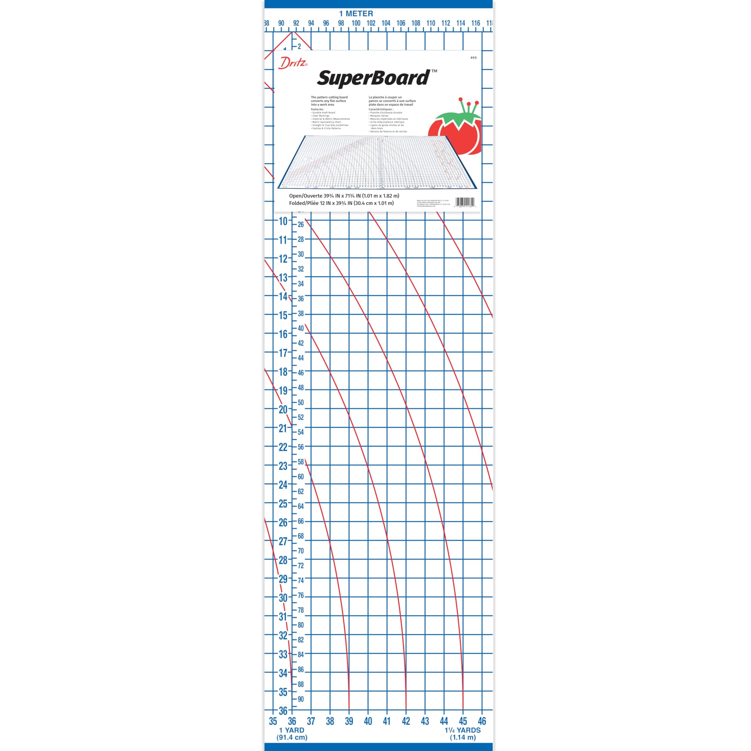 Dritz Superboard Durable Kraft Board, 39-3/4" x 72"