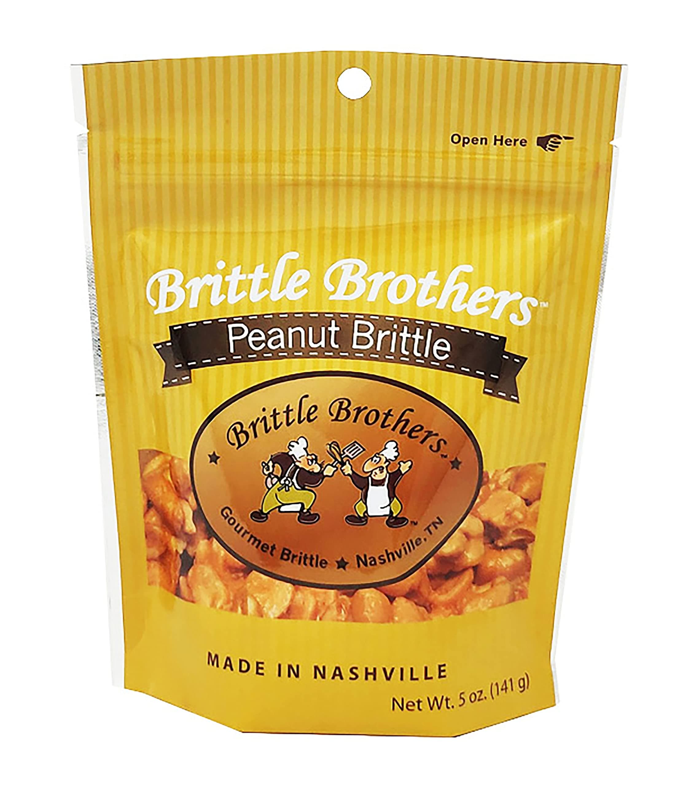 Brittle Brothers Peanut Brittle, 5 Ounce