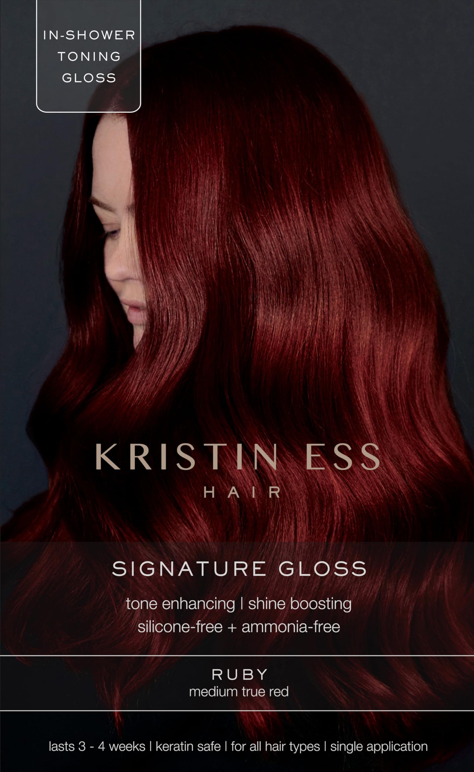 The One Signature Hair Gloss - Ruby: Medium True Red
