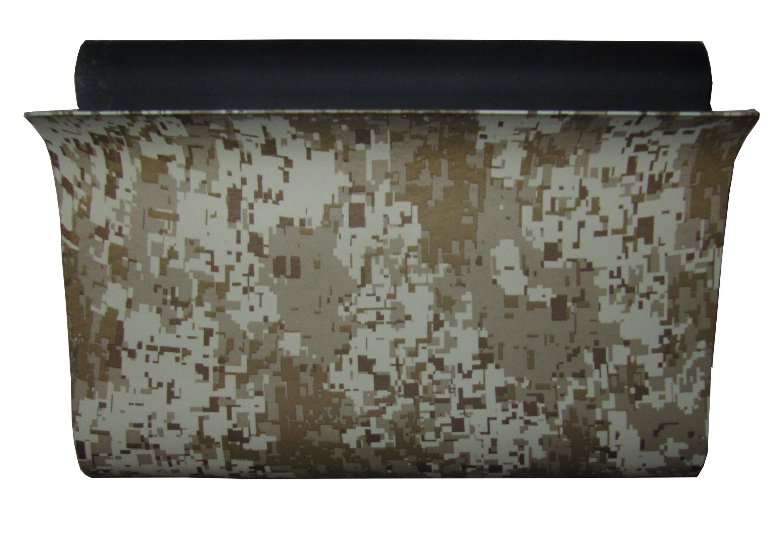 Qpock Pock9 9" Bedside Storage Pocket for Tablets, Laptops, Books, Magazines and more Caddy (Brown Digital Camo)