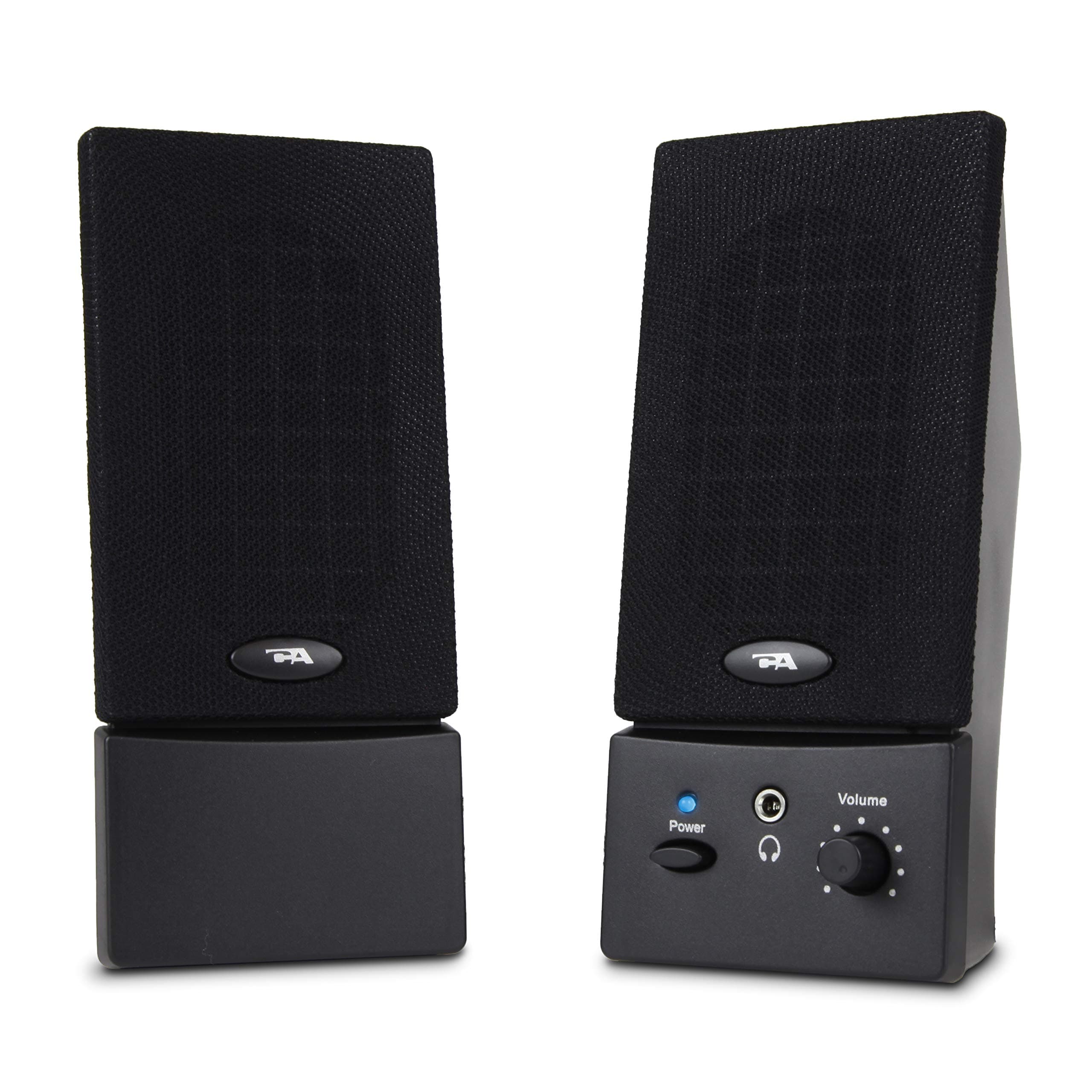 Cyber Acoustics USB Powered 2.0 Desktop Speaker System with 3.5mm Audio for Laptops and Desktop Computers (CA-2016)