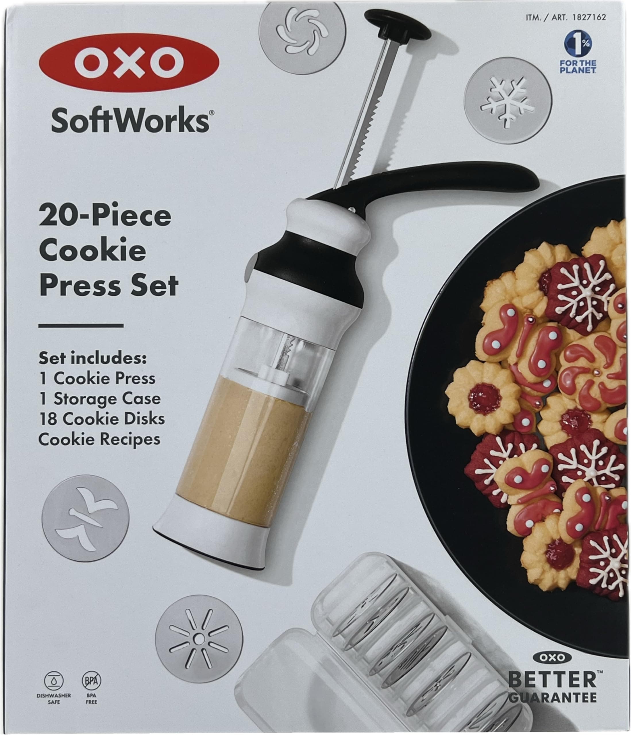 OXO Softworks 20 Piece Cookie Press Set