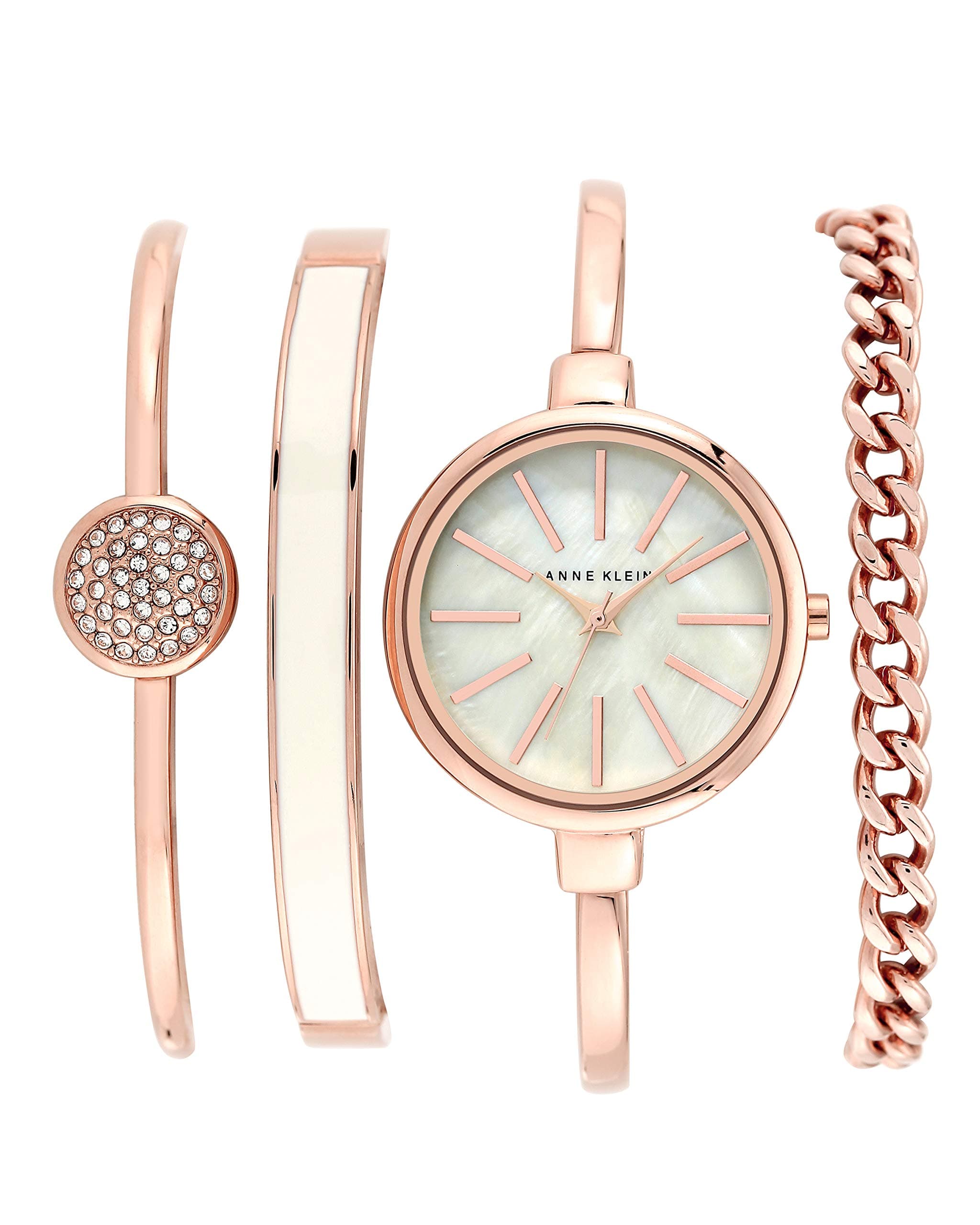 Women's Bangle Watch and Bracelet Set