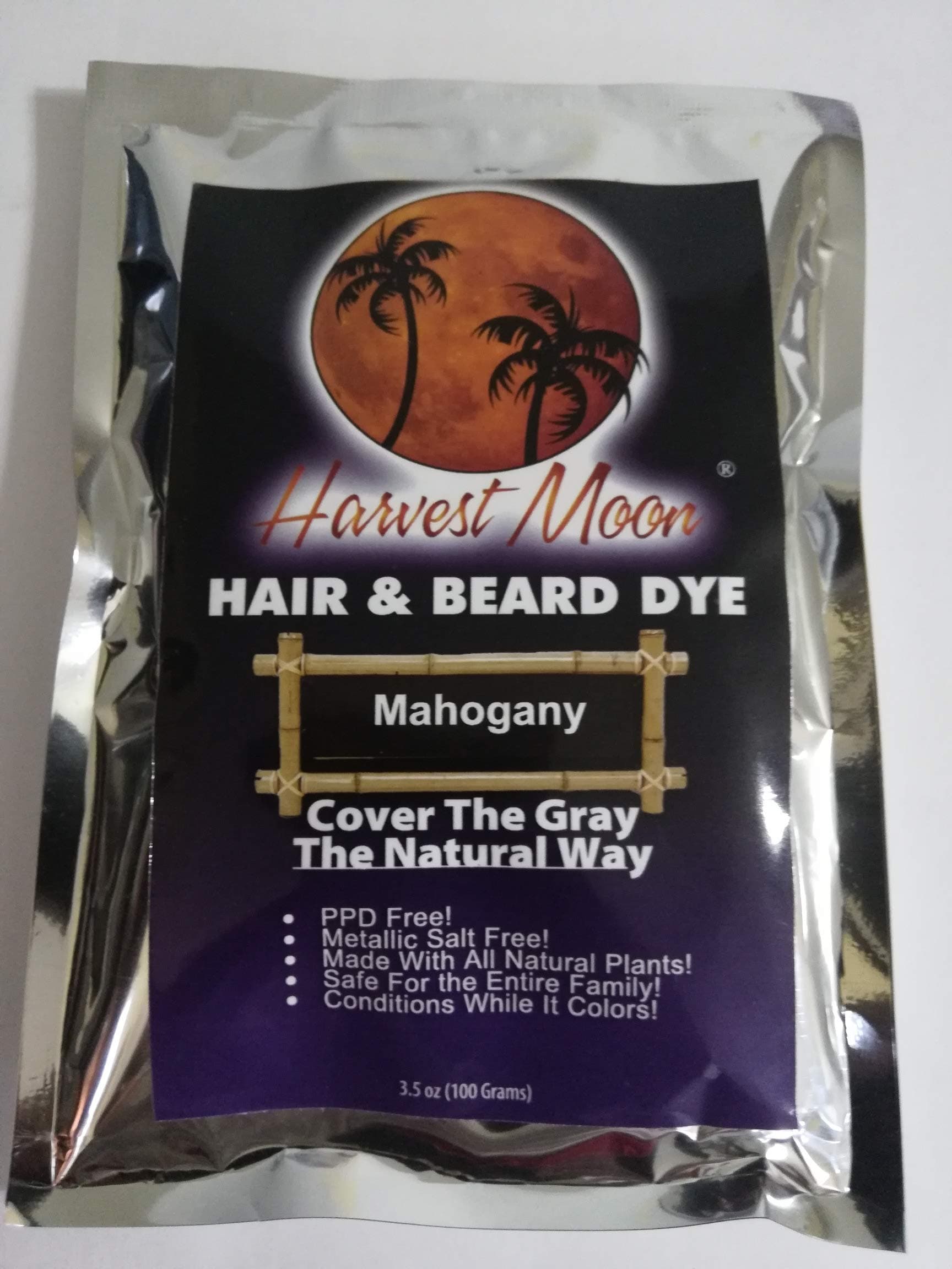 Natural Mahogany Beard Dye- 100 Grams!