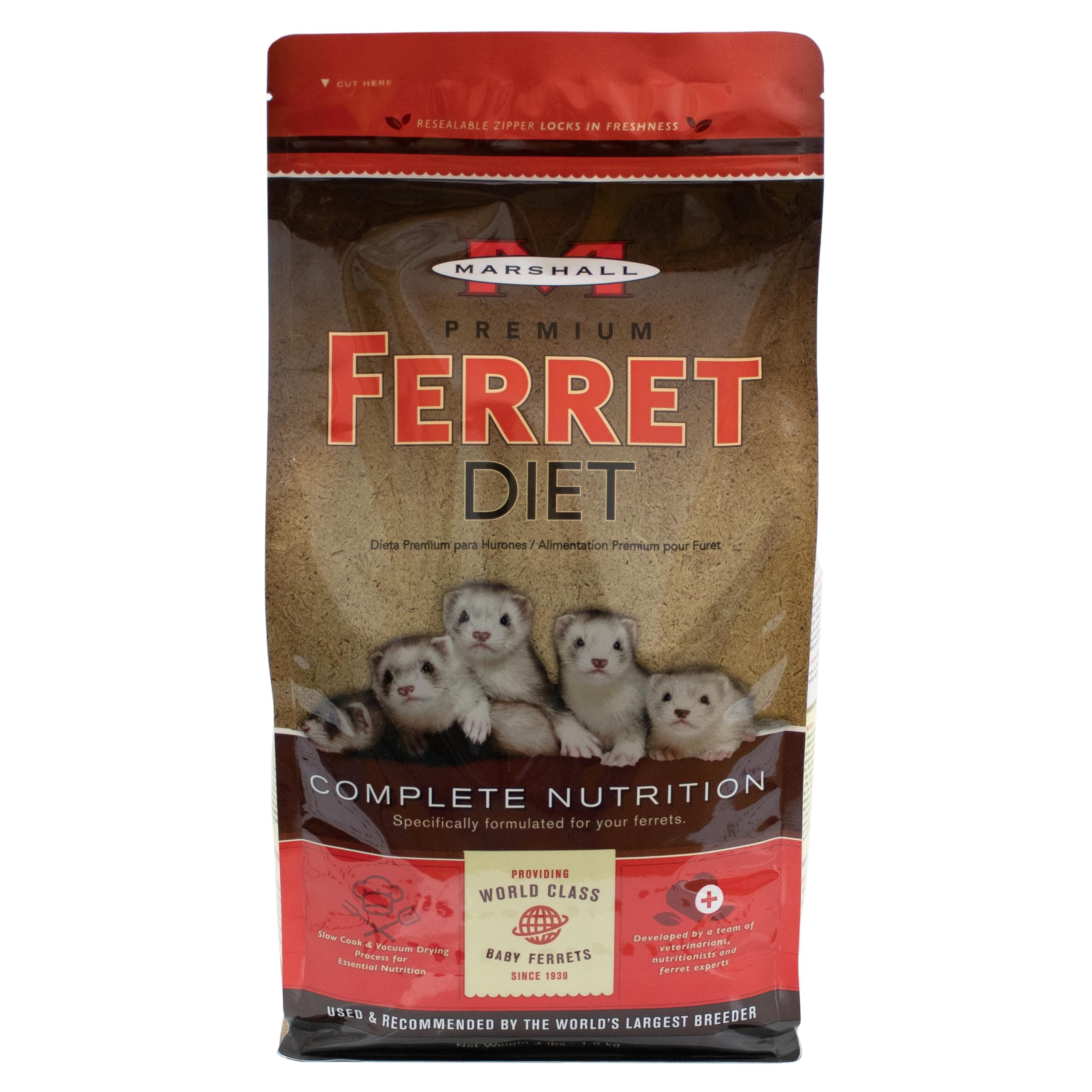 Premium Ferret Diet, 4-Pound Bag
