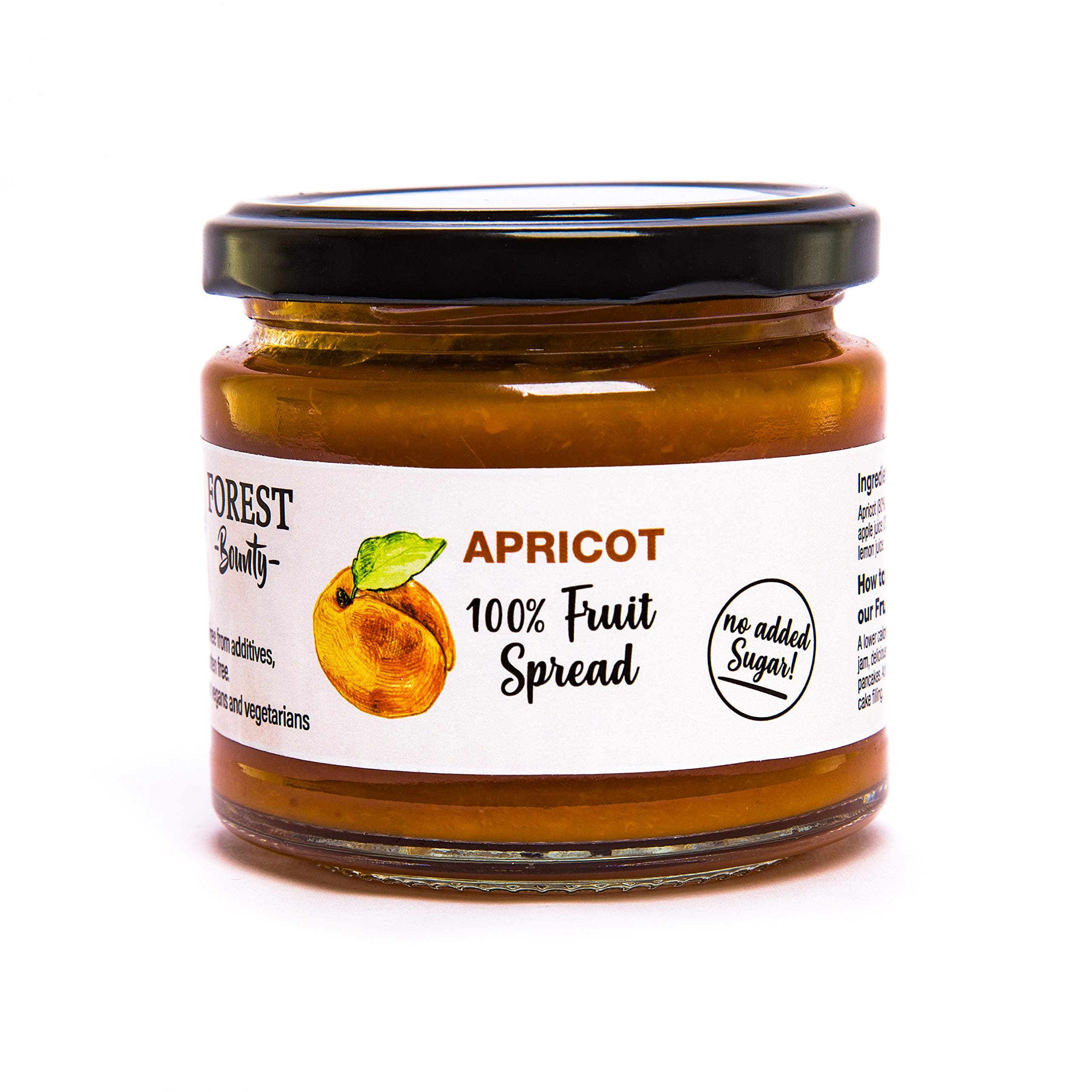 Forest Bounty Apricot 100% Fruit Spread, 250 g