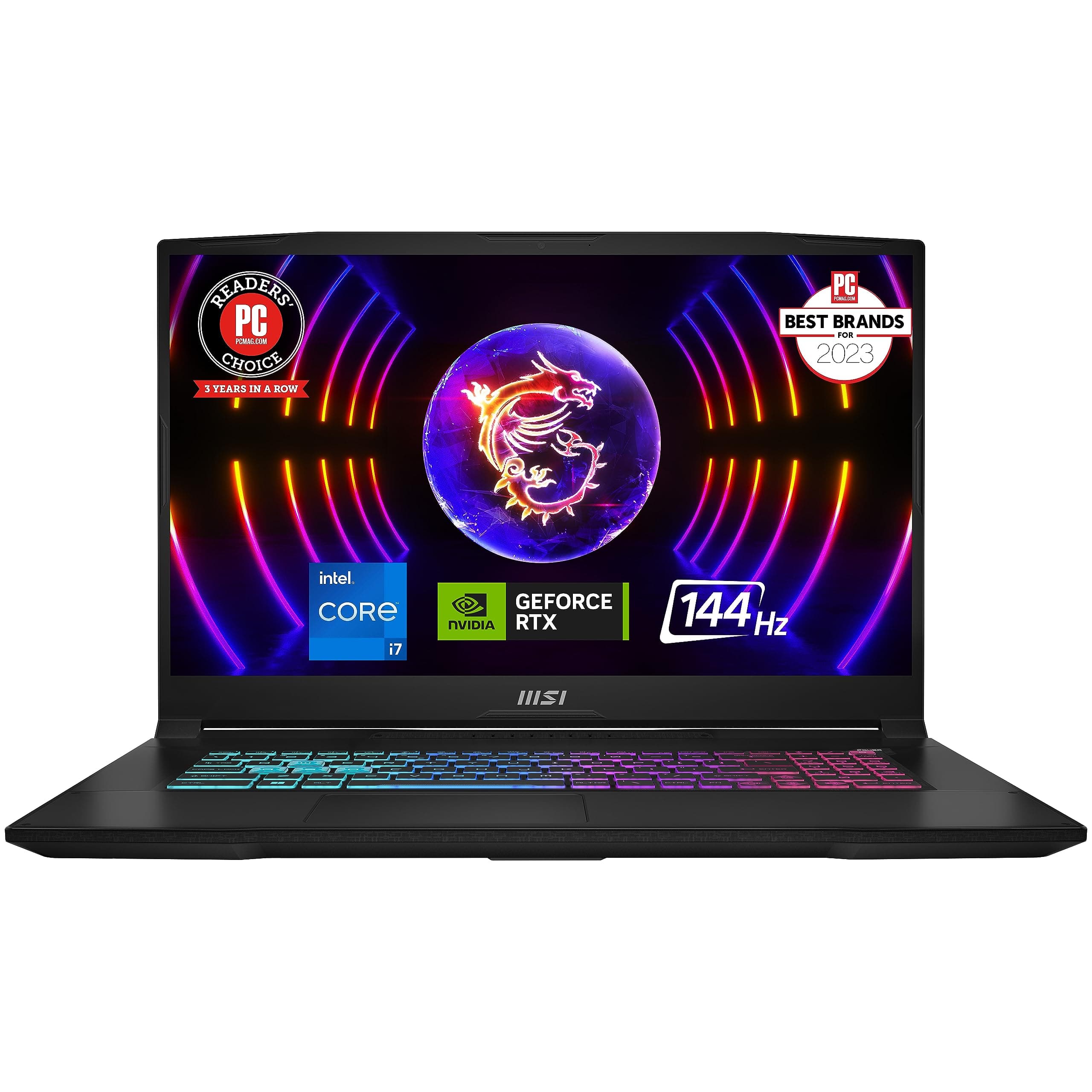 MSI Katana 17 Gaming Laptop: 13th Gen Intel Core i7, GeForce RTX 4060, 17.3" 144Hz FHD Display, 32GB DDR5, 1TB NVMe SSD, USB-Type C, Cooler Boost 5, Win11 Home: Black B13VFK-835US