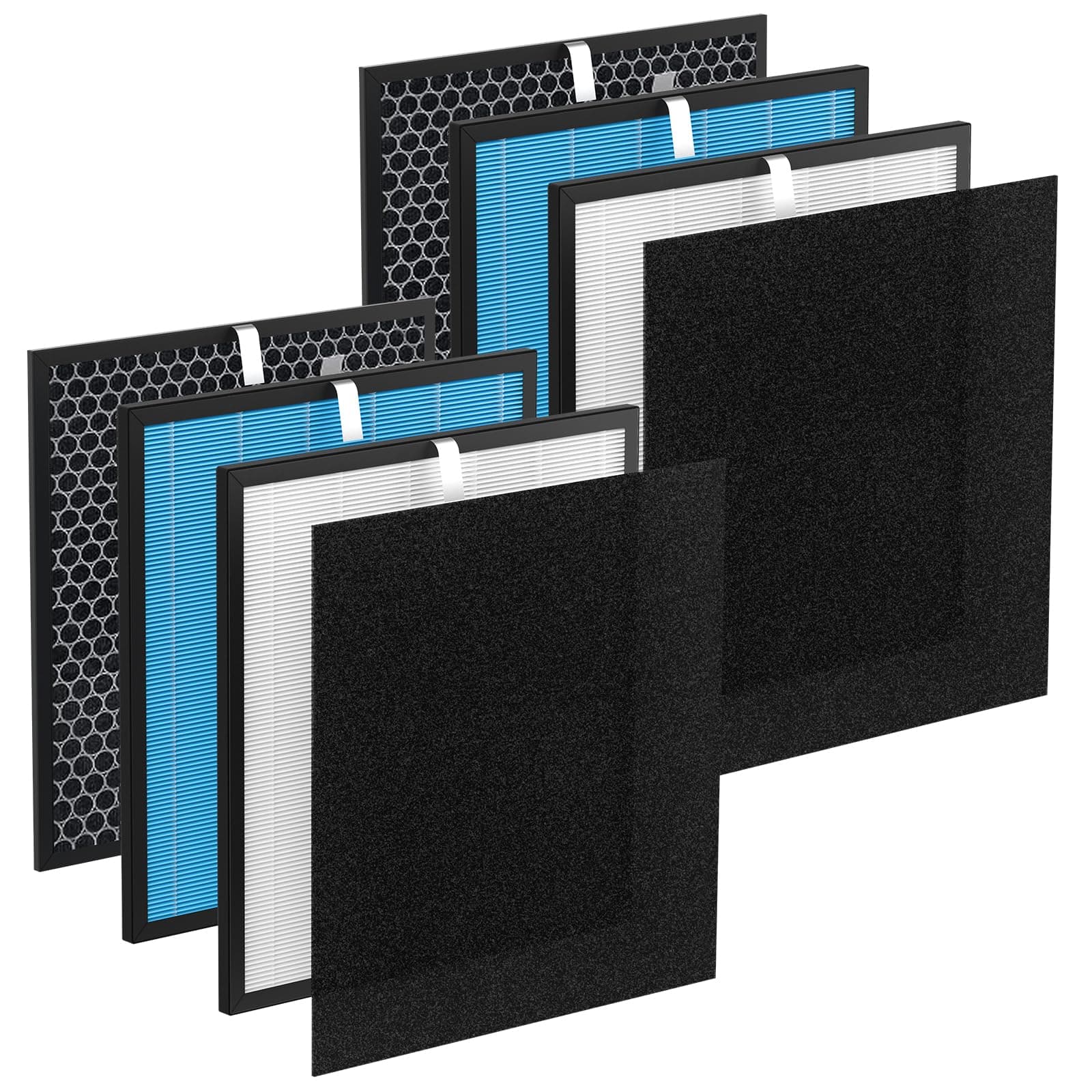 isinlive2-Set AirMax 10L Pro Filter Replacement Kit Compatible with Okaysou Airmax 10L Pro and Aiibot-A300 Air Purifiers, High-Efficiency 5-Stage AirMax 10L Pro Air Purifier Filter