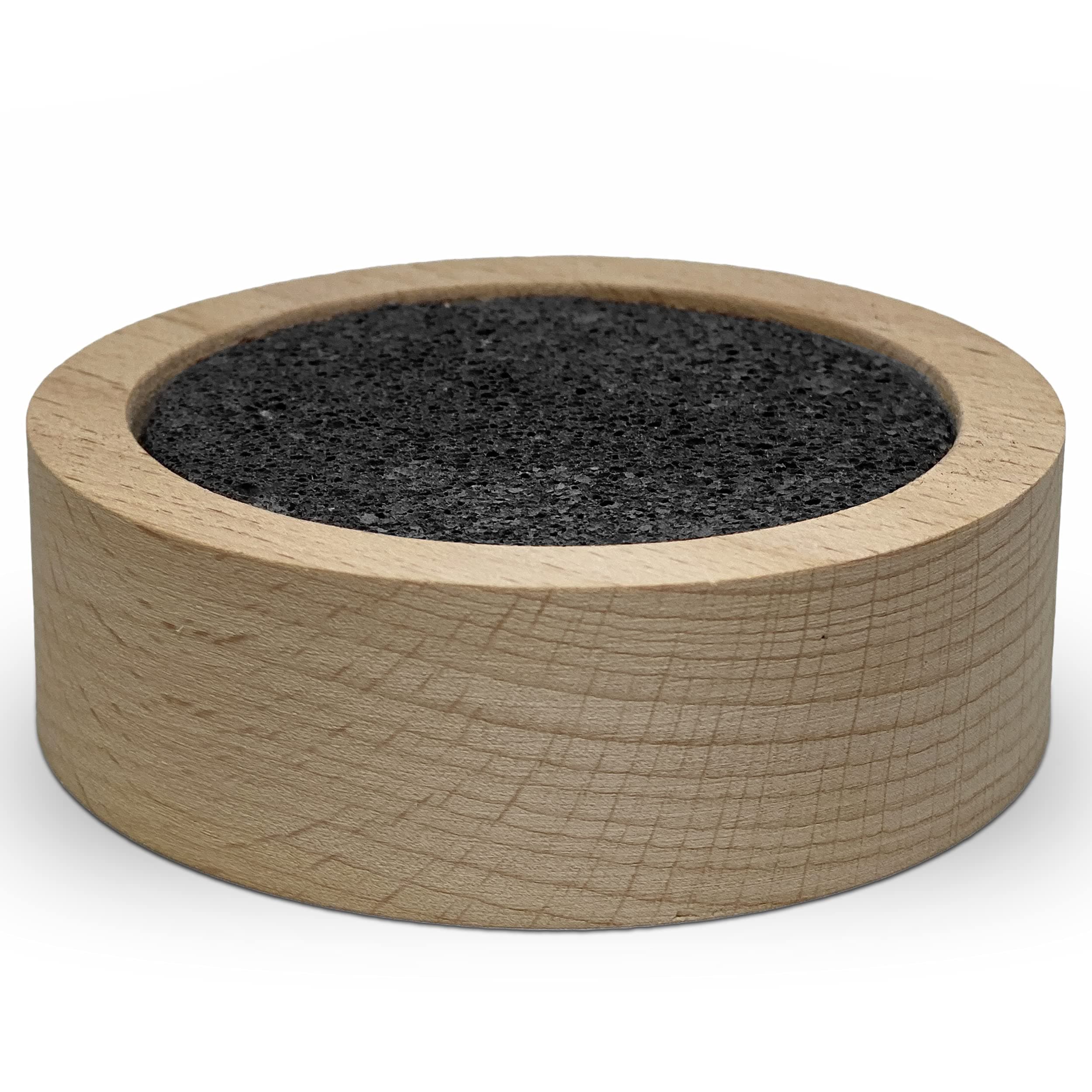 Natural Wood & Lava Rock Passive Diffuser for Essential Oils - Personal Wood and Stone Diffuser for use in Home, Car Diffuser or Office Desk Diffuser. Lava Diffuser, Non Electric Mini Diffuser. Cute!