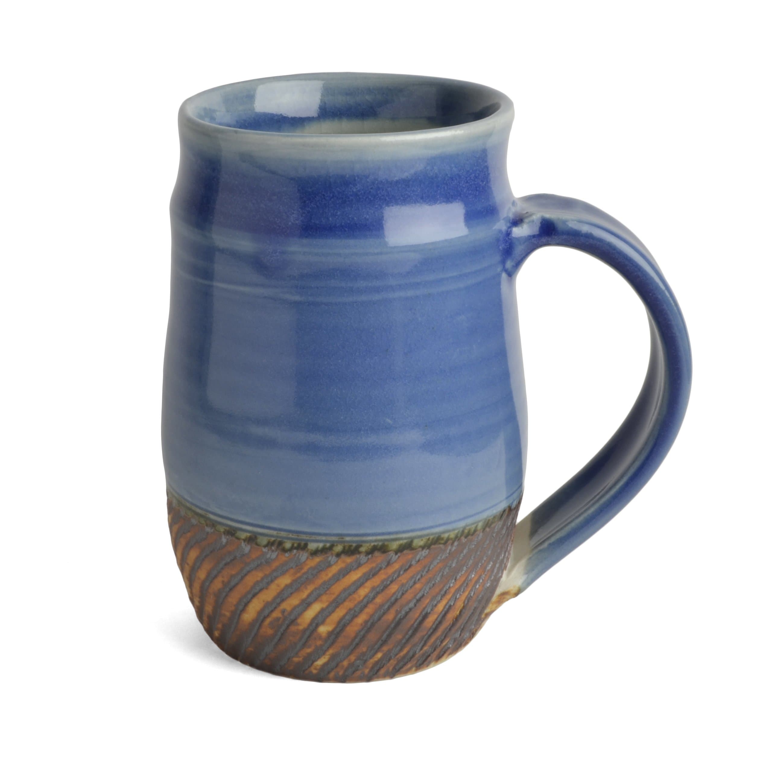 Reed Pottery Handmade Porcelain Mug, Blue