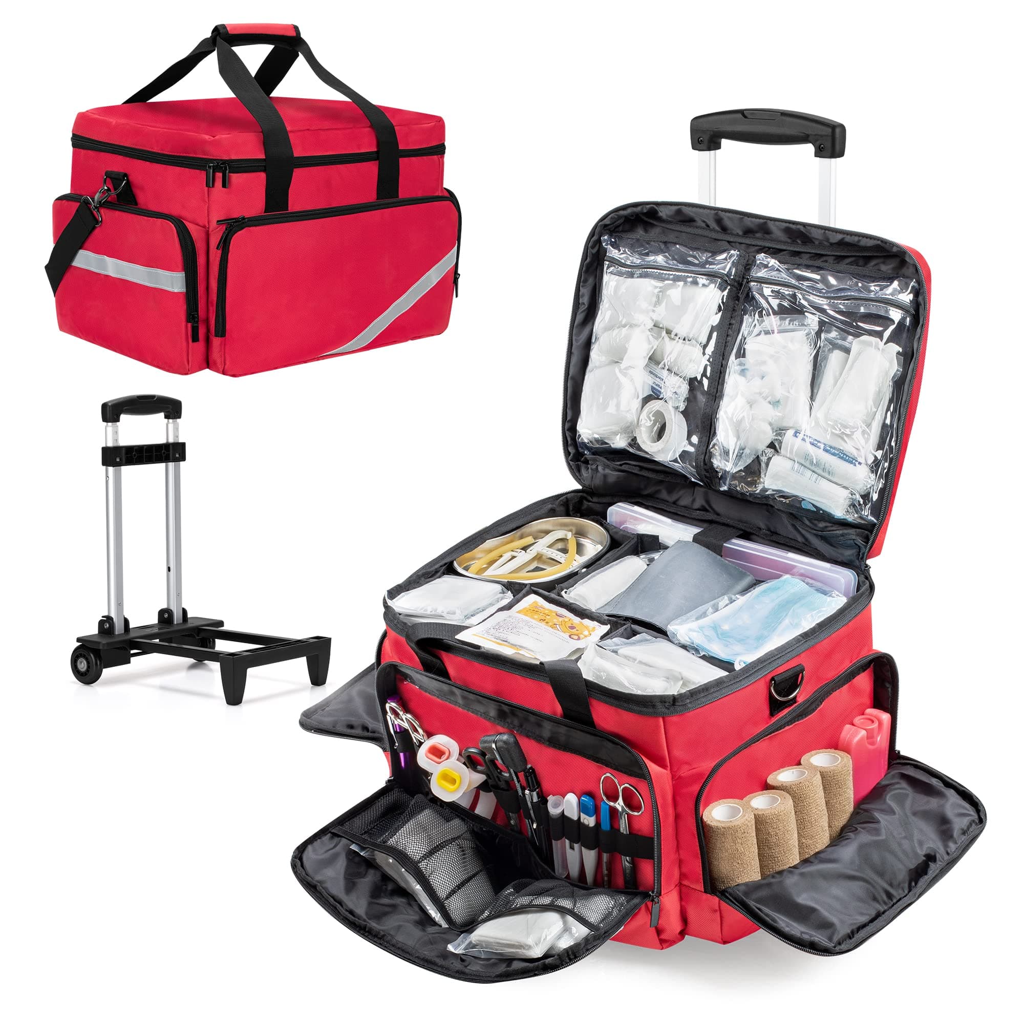 Rolling First responder bag