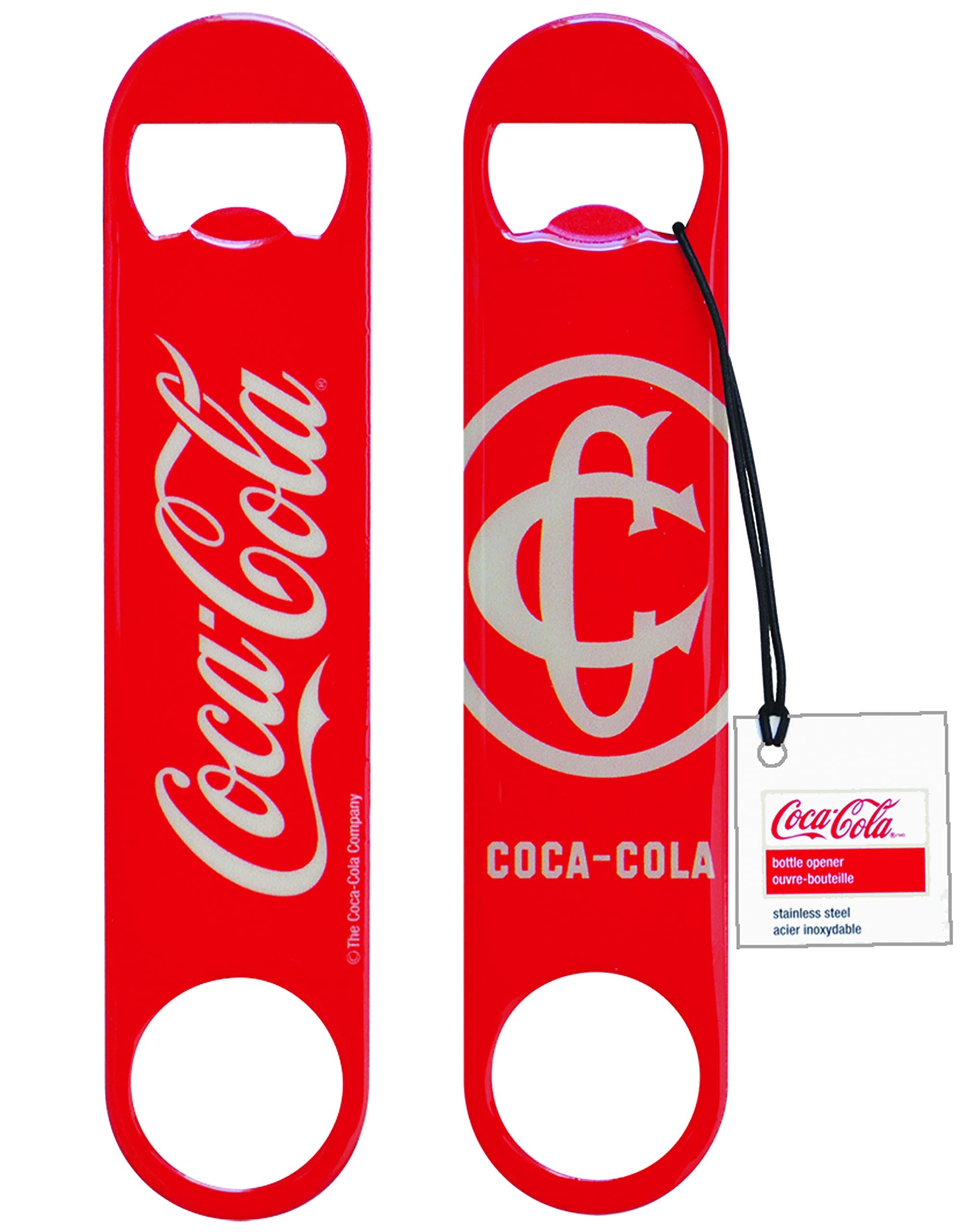 Coca-Cola Classic Logo Flat Bottle Opener, Red