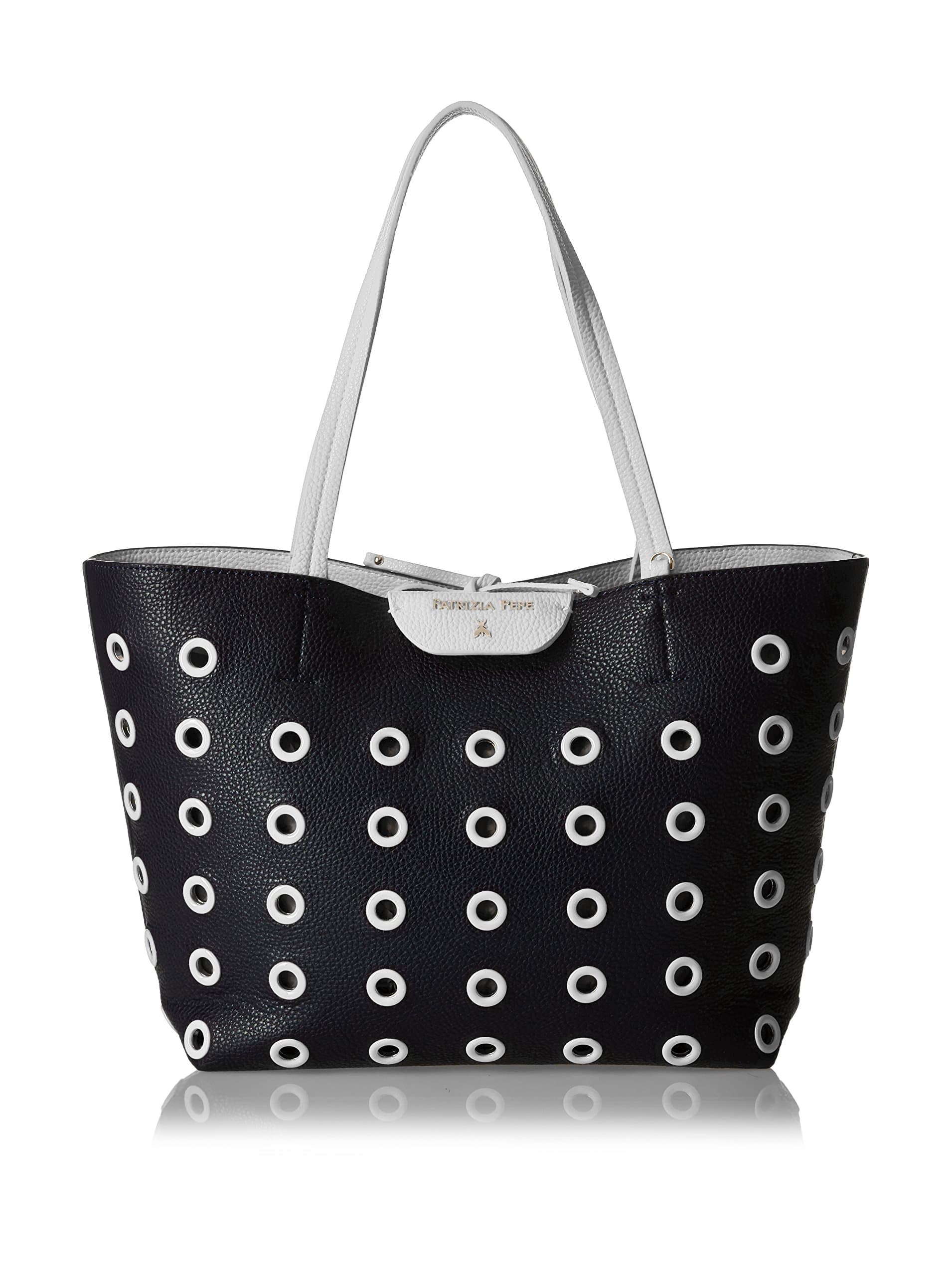 PATRIZIA PEPE Shoulder Bag Black/White