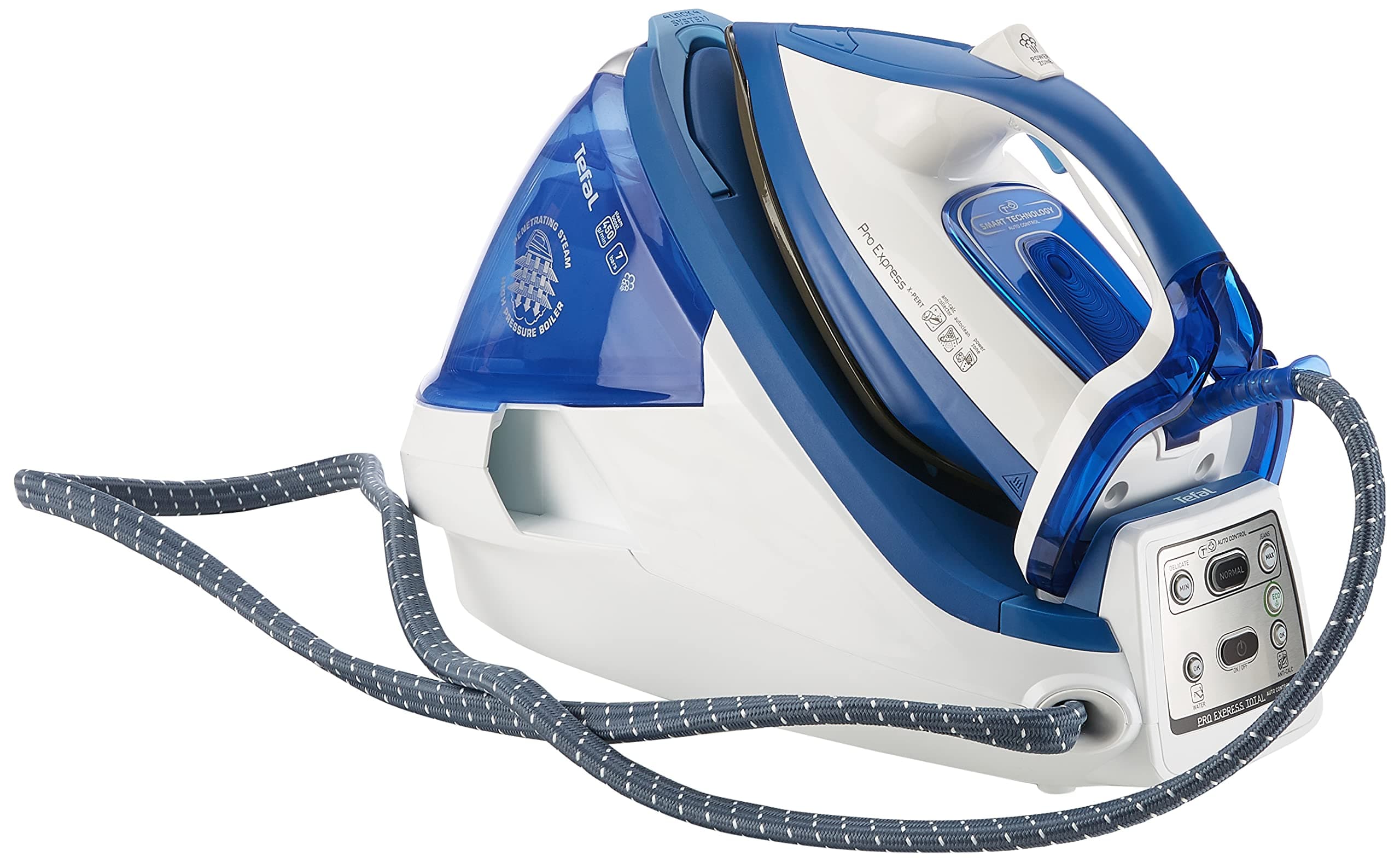 TefalGV8932 Pro Express Total Auto High Pressure Steam Generator, 2400 W