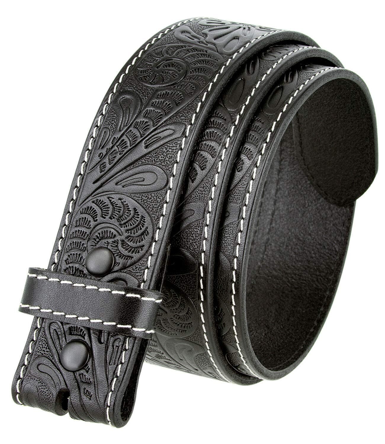 Belts.comGenuine Full Grain Western Engraved Tooled Leather Strap or Belt 1-1/2" Wide