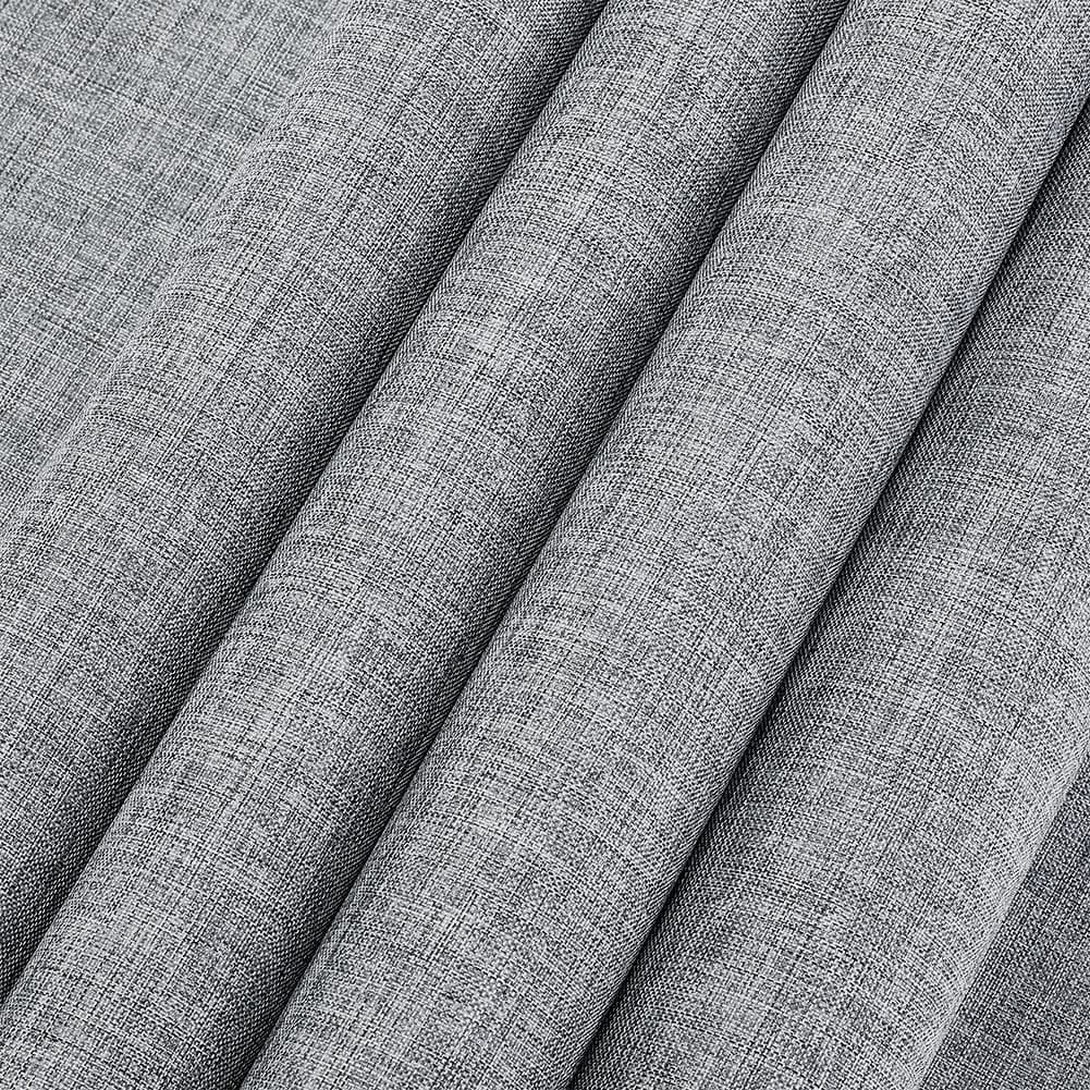 OLYCRAFT Polyester Fabrics Cloth Densely Woven Surface Book Cloth Gray DIY Book Cloth with Paper Back for Book Binding Velvet Box Making Scrapbooking Crafts - 430x1000mm