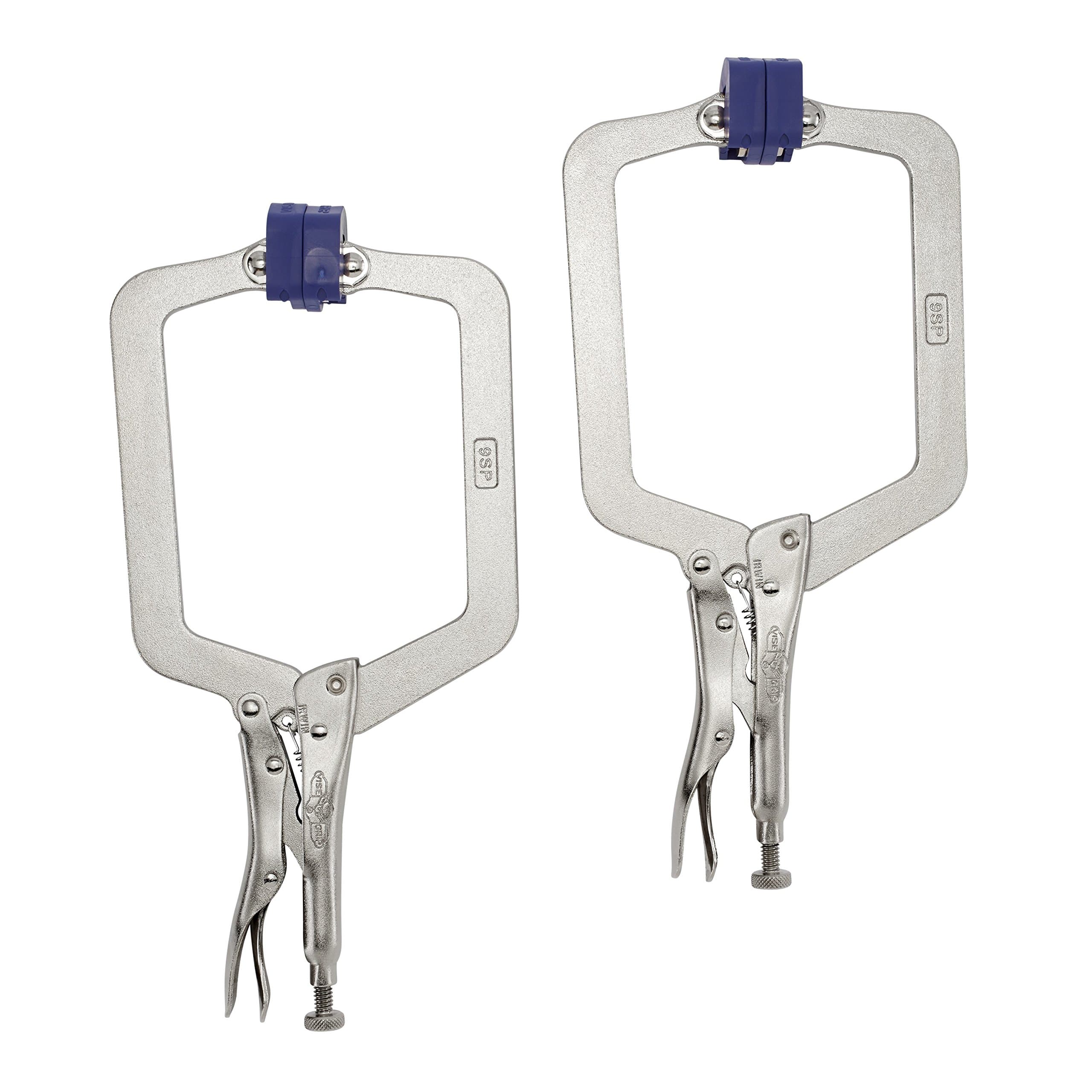 IRWIN Vise-Grip C Clamp, Locking, 2-Piece (45619), Silver