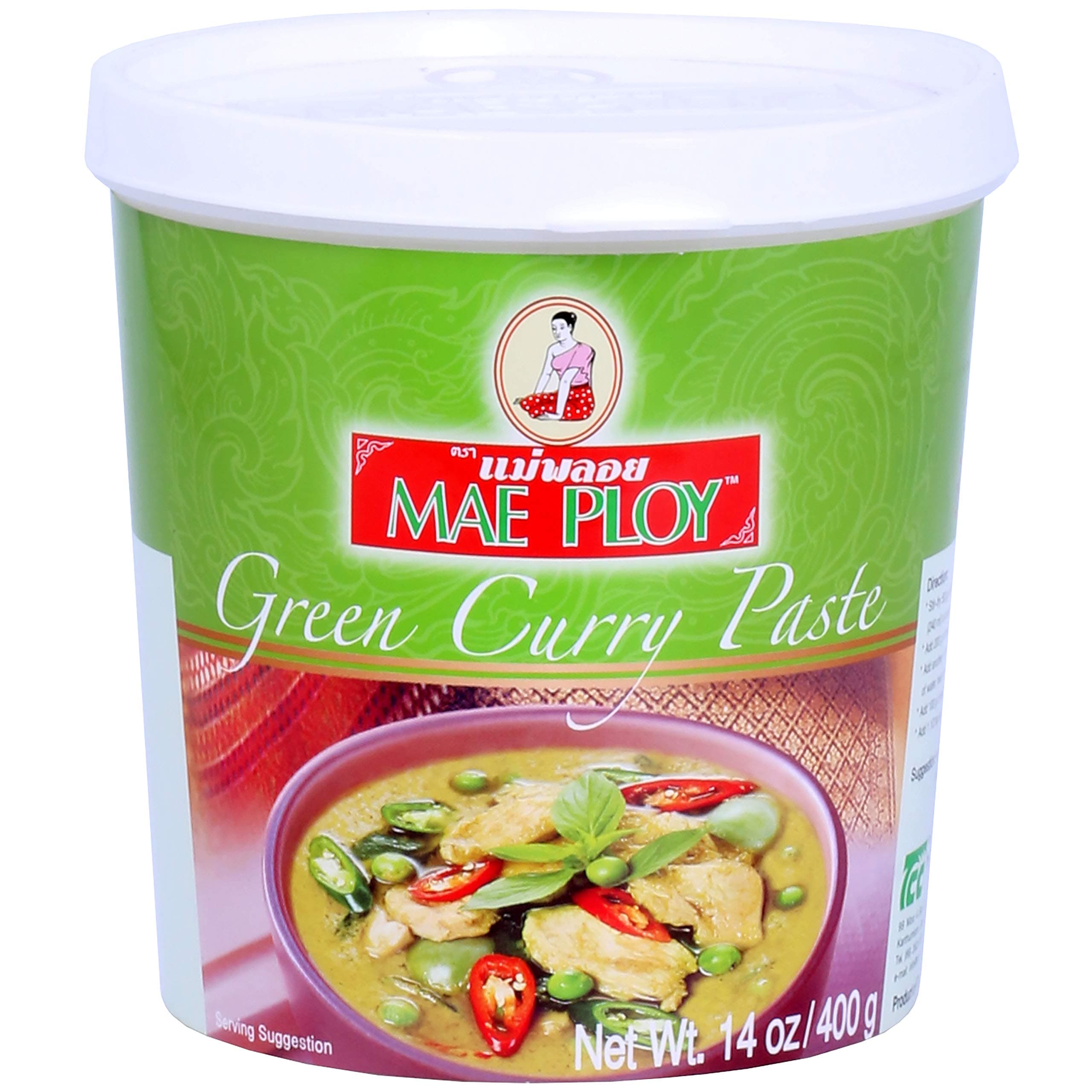 Green Curry Paste (Spicy Maproi) 14.1 oz (400 g)