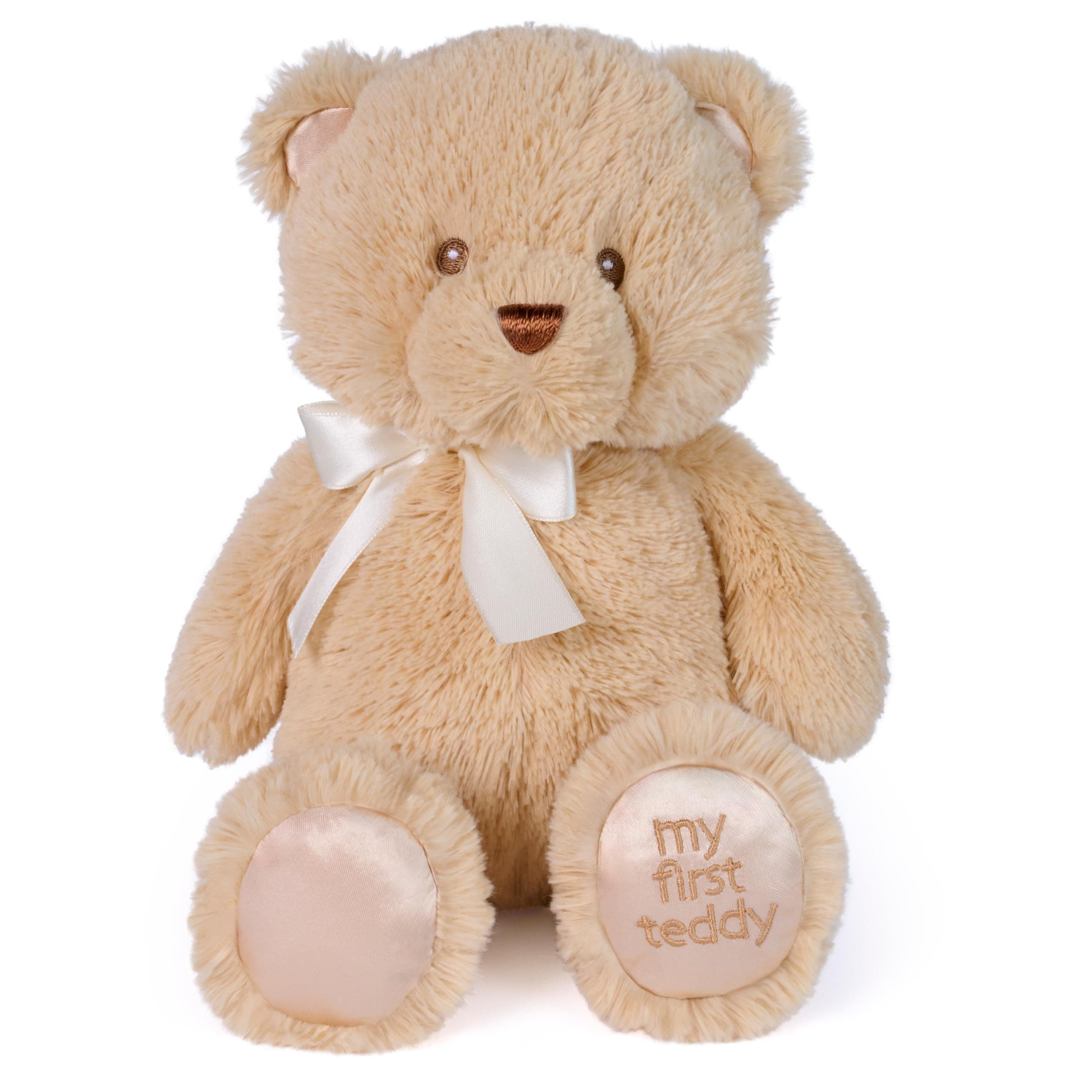 GUND Baby My First Teddy Bear, Ultra Soft Animal Plush Toy for Babies and Newborns, Light Brown/Tan, 10”