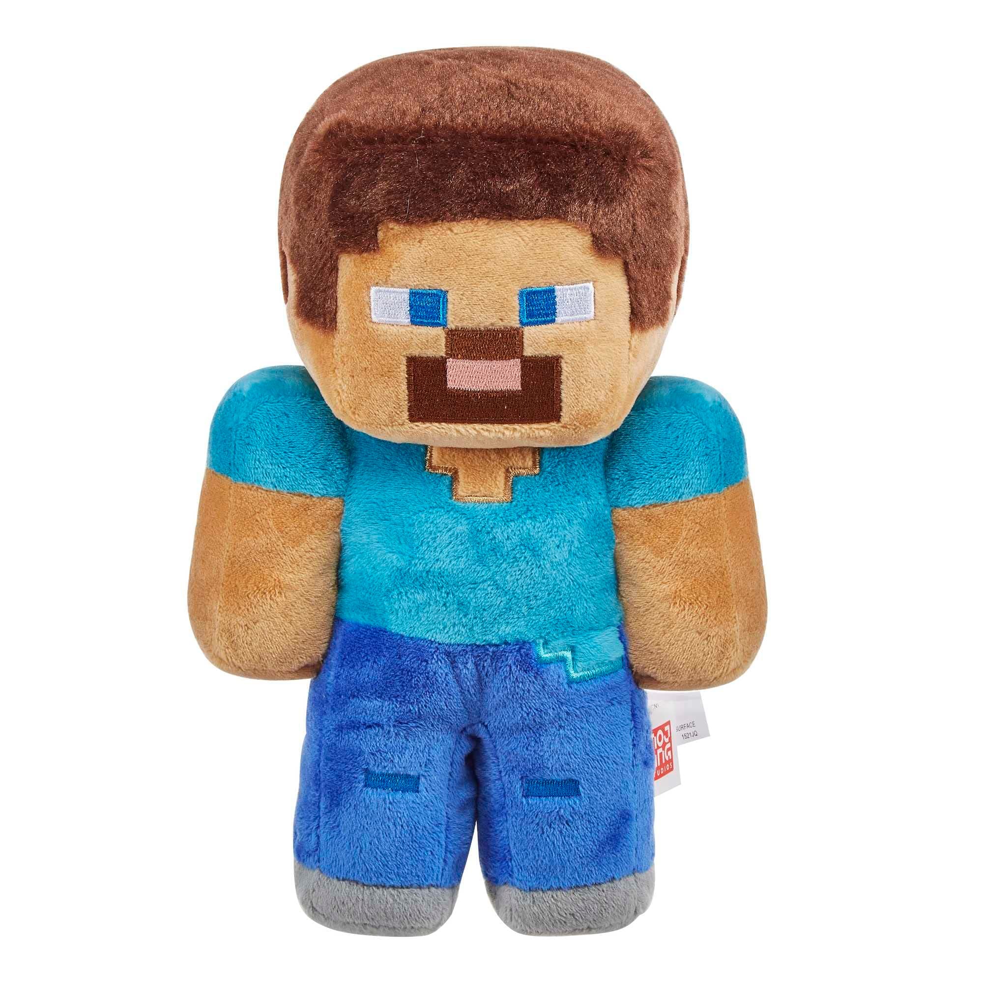 Minecraft Basic Plush Character Soft Dolls, Video Game-Inspired Collectible Toy Gifts for Kids & Fans Ages 3 Years Old & Up