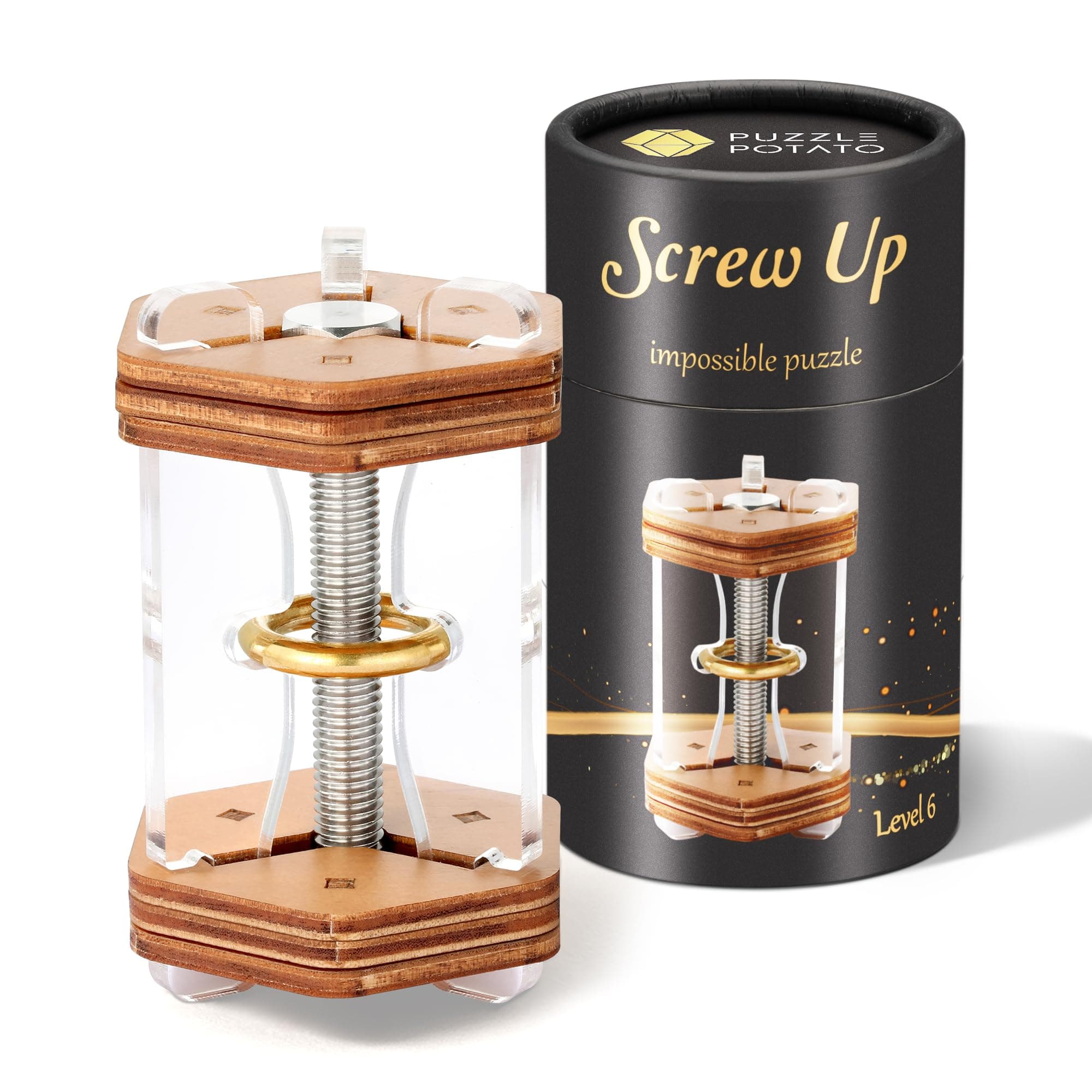 Impossible Puzzle - Brain Teaser Puzzle for Adults - Mechanical Logic Mind Game