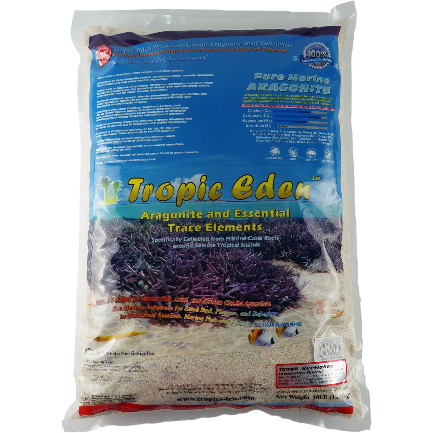 Reefflakes Aragonite Sand - 30lb